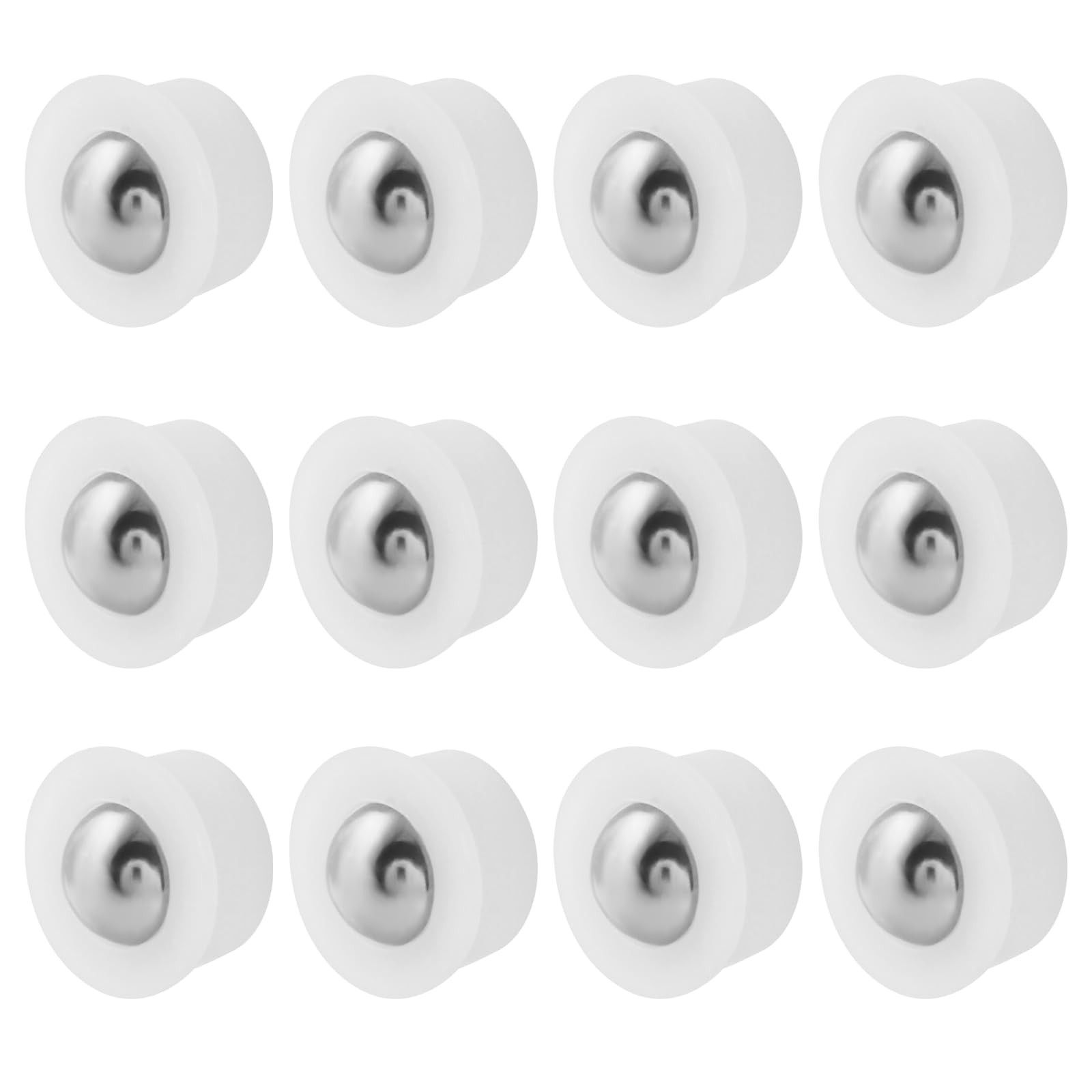 12pcs Mini Ball Transfer Bearing Unit Table Conveyor Ball Caster Wheels