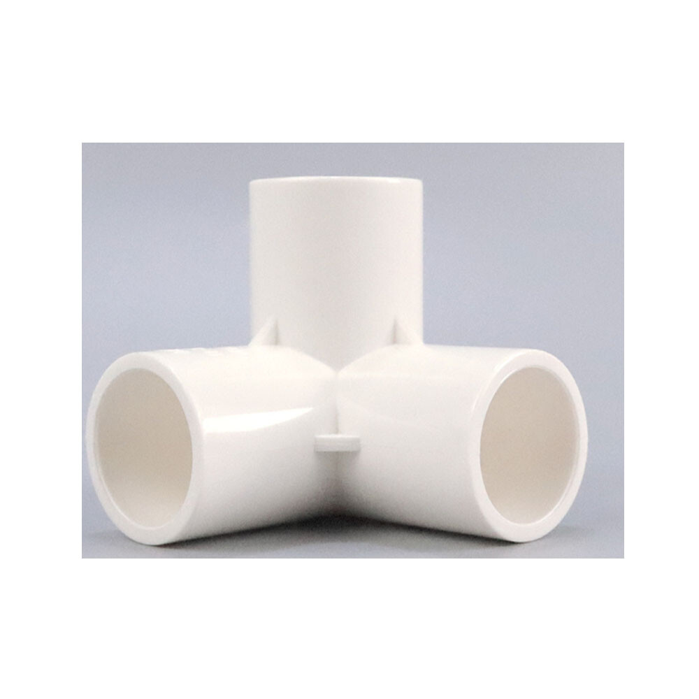 4PCS 1/2″ 3/4″ 1″ 1.2″ 1.5″ PVC 3/4/5/6-Way Elbow Connector Pipe Fittings White