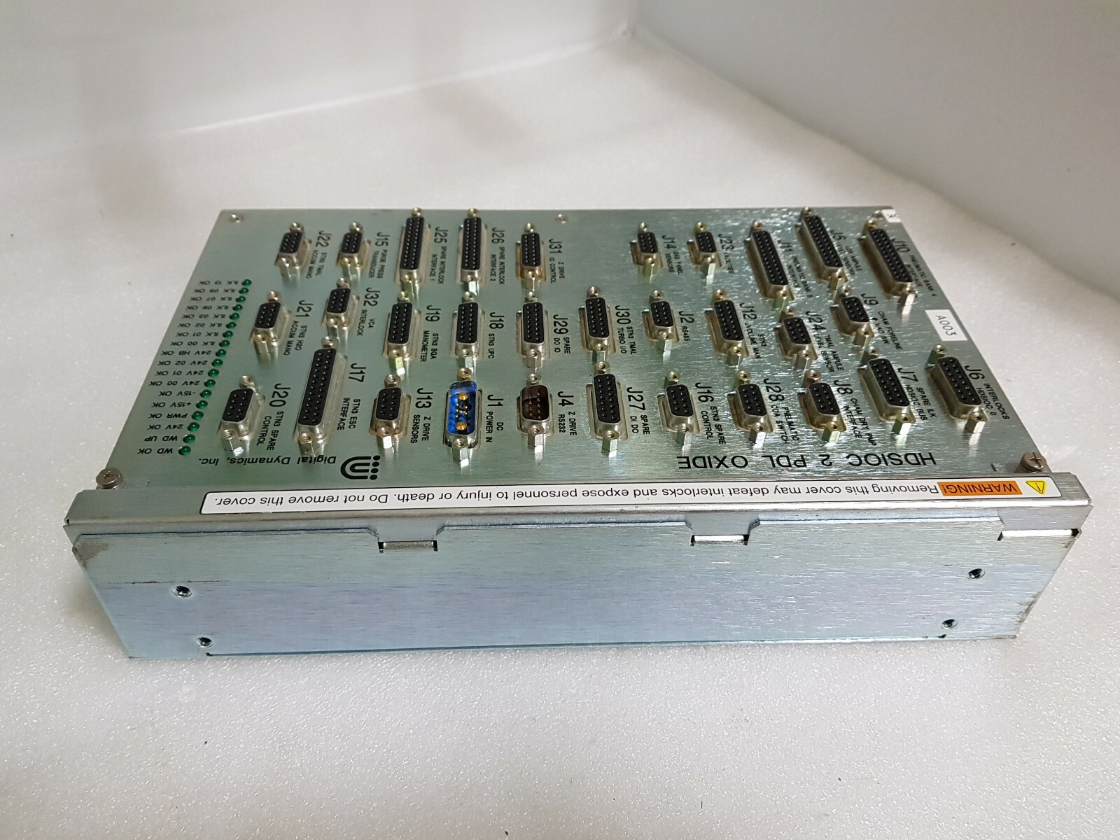 Novellus Systems 02-304957-00 HDSIOC PDL OXIDE2 VERSION 5.0