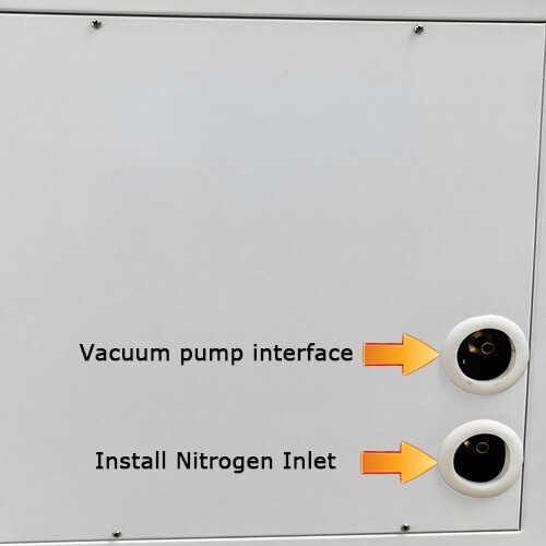 1.9Cu ft Laboratory Digital Vacuum Drying Oven with Nitrogen Inlet 2-Layers 110V