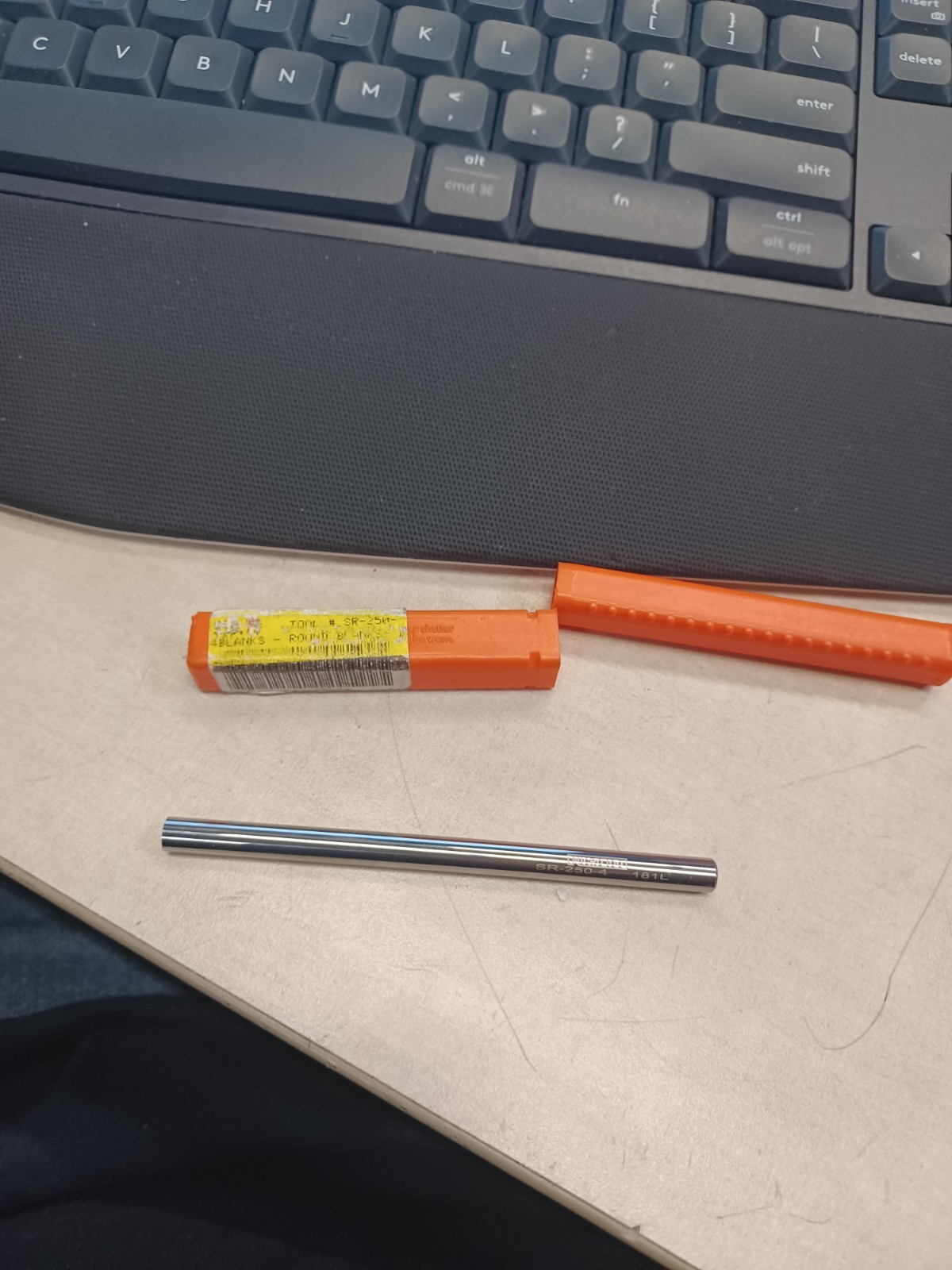 Micro 100 Round Blank,Dia. 1/4 In,Length SR-250-4 181L