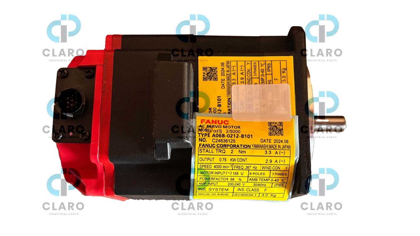 NEW A06B-0123-B575#0075 AC SERVO MOTOR FANUC MDL