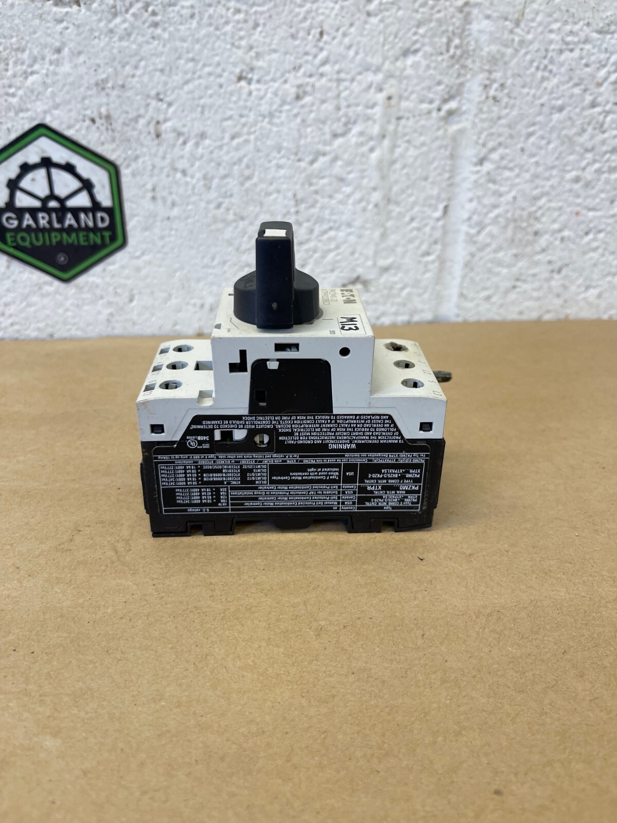 Eaton PKZM0-20 Manual Motor Starter, 50/60Hz, 600VAC, 20A – PARTS ONLY