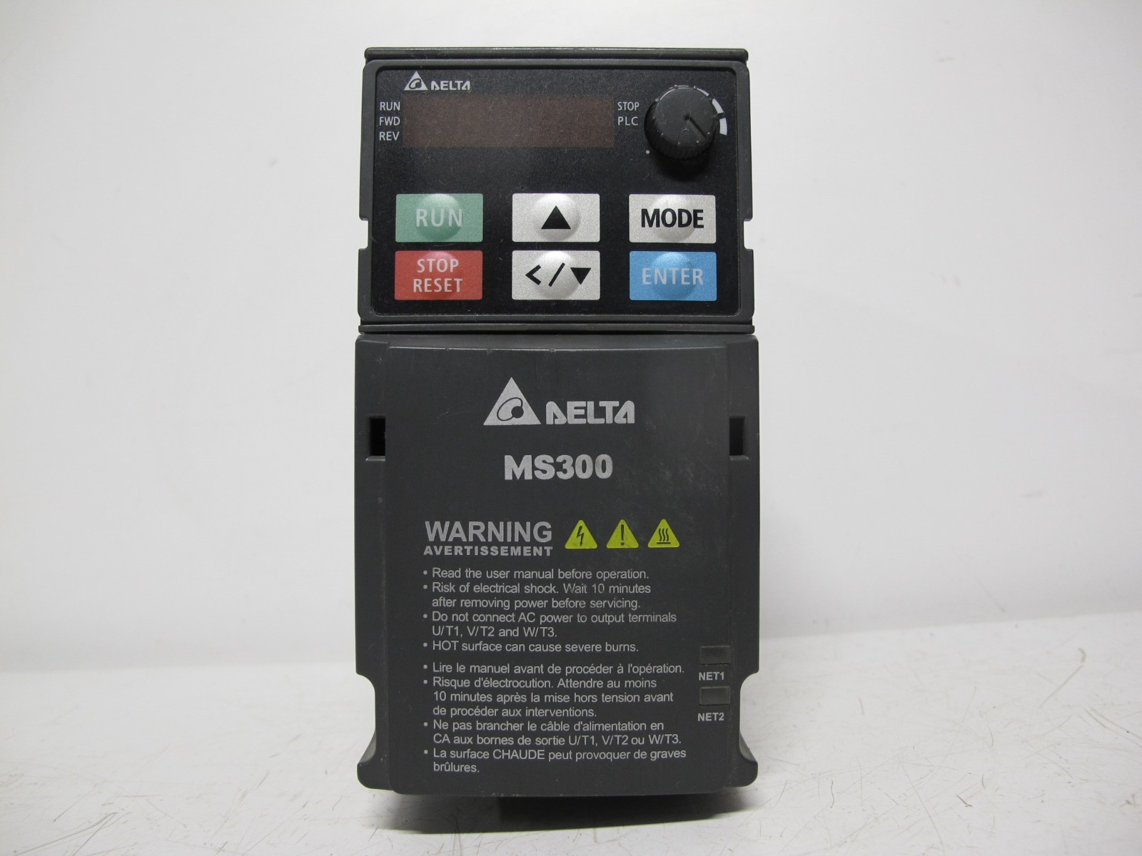 Delta VFD1A5MS43ANSAA .5 HP 480 V MS300 AC Drive 1/2 HP MS-300 0.4 KW 2.01
