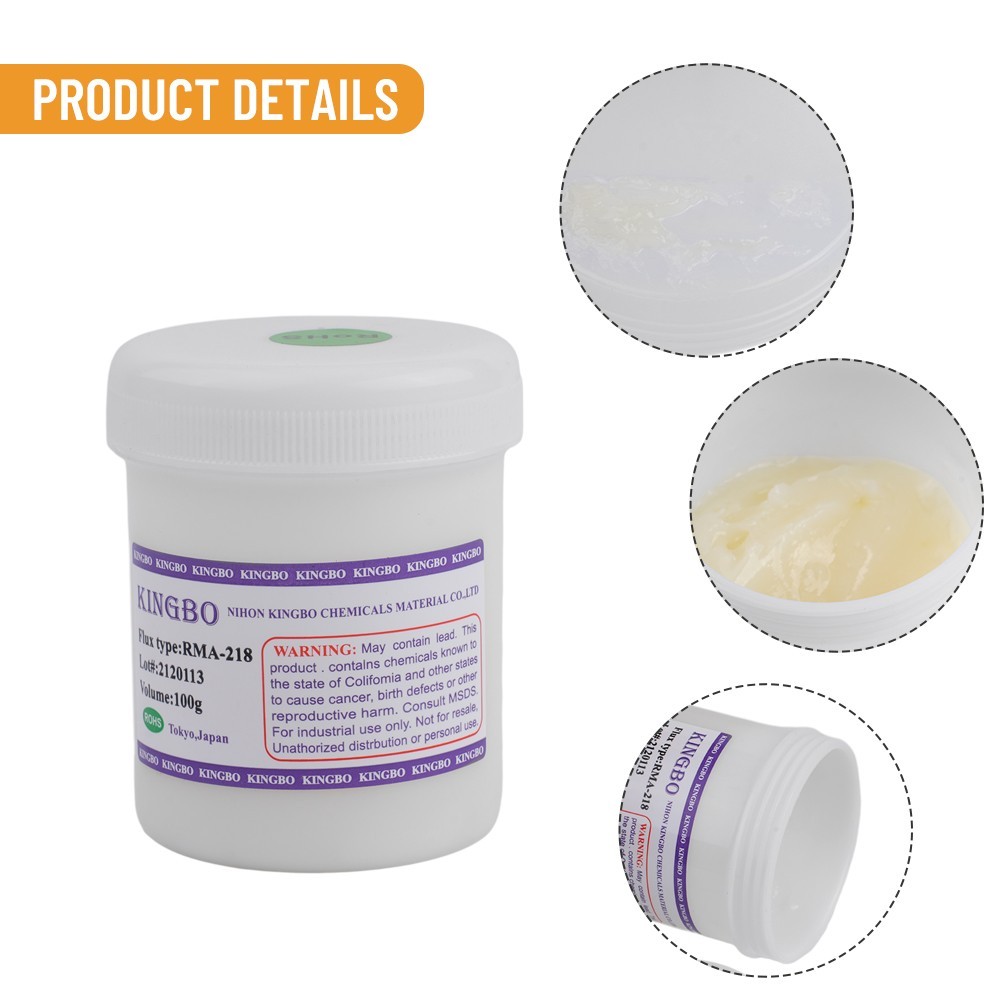 For Kingbo RMA-218 100g Reflow Reball Solder Soldering Flux Mobile Phone Repair