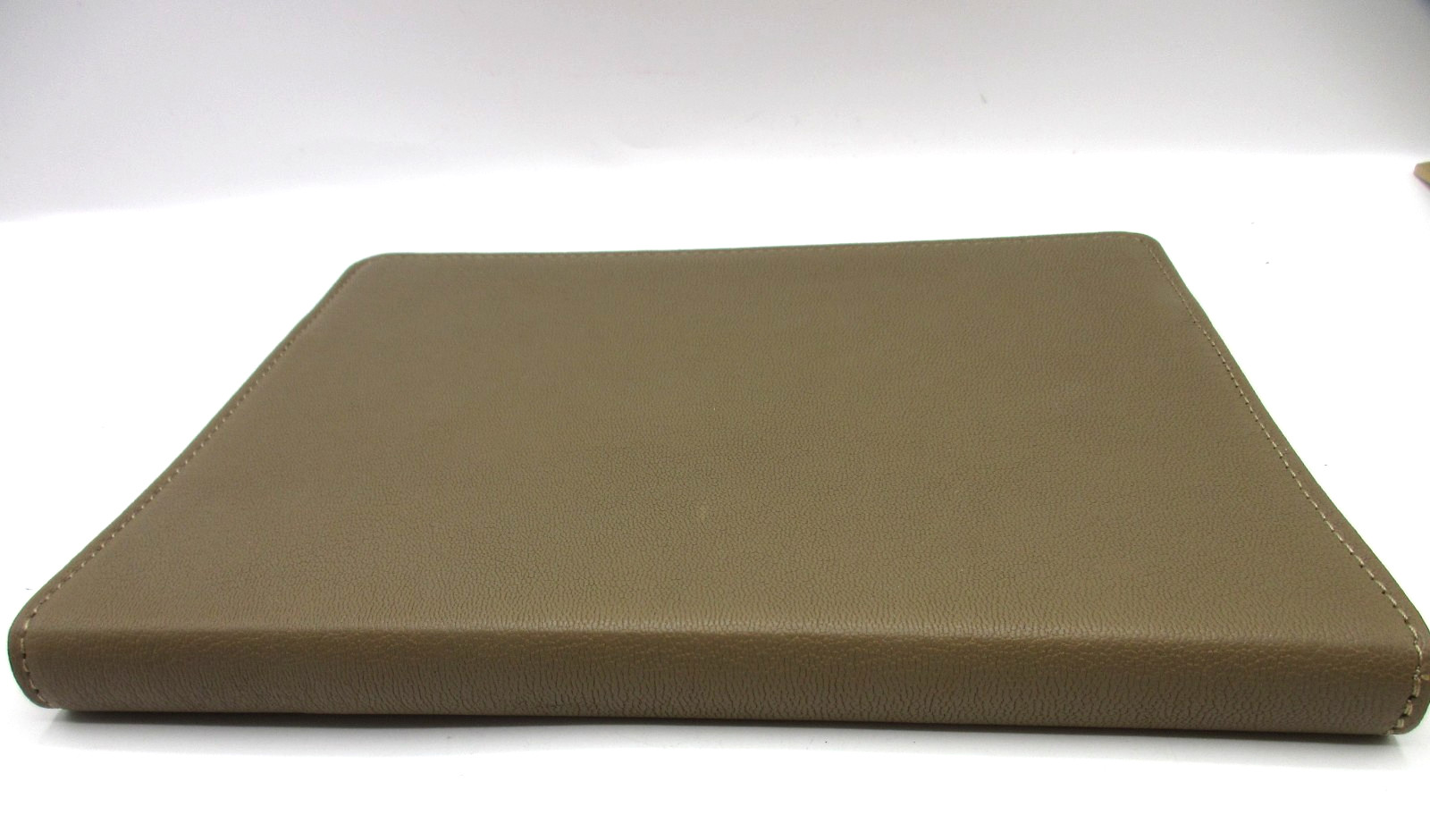 Graphic Image Notebook Refillable 9″ Goat Leather Spiral Lined Pages STONE