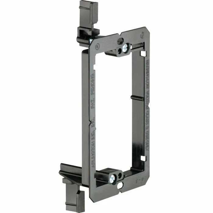 10 Pack – Arlington LV1 1-Gang Drywall Bracket Plate Mount Mud Ring Low Voltage