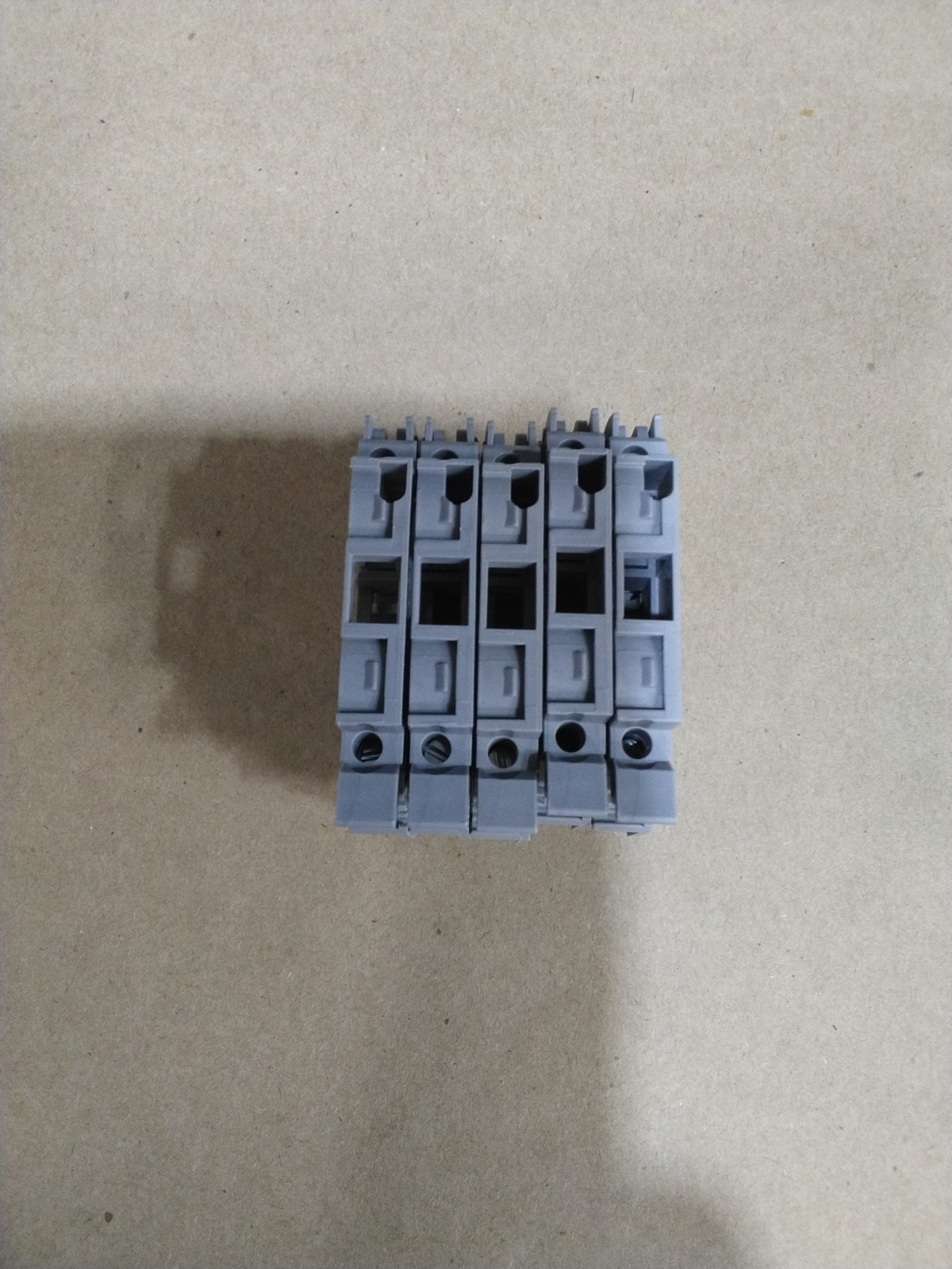 ENTRELEC Terminal Block Fuse Holder 6.3A Maxi, Lot of 5