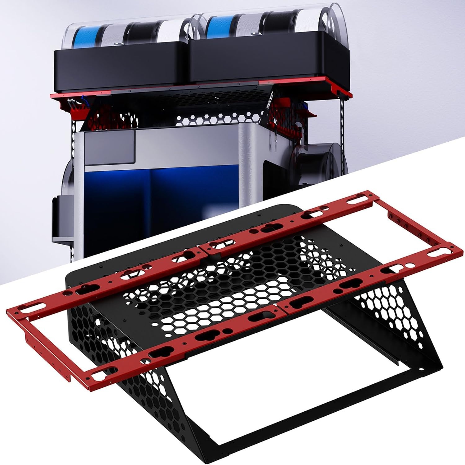 BIQU Panda Perch H2 AMS Stand Holder for Bambu-Lab H2D H2S H2C 3D Printers, AMS