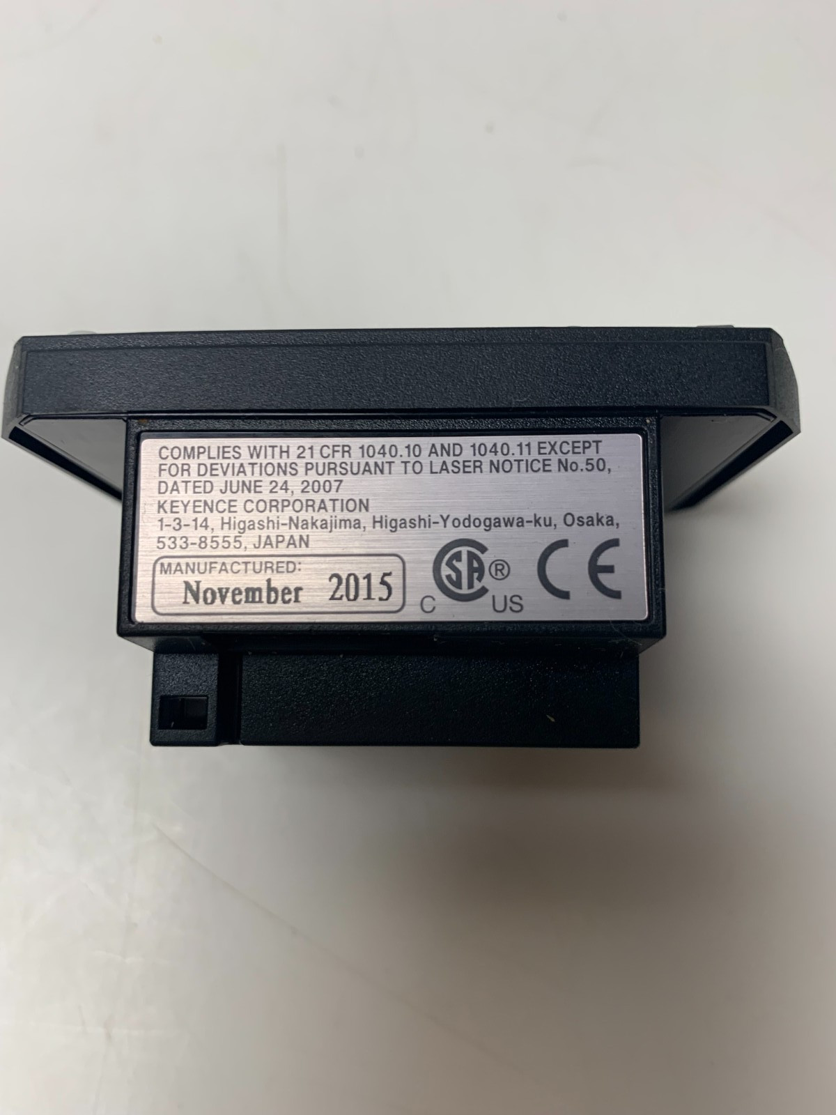 KEYENCE IL-1500 Amplifier Panel Mounting Type CMOS Laser Application Sensor