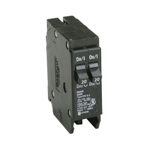 (1) NEW Eaton BR2020 20Amp Tandem Circuit Breaker Cutler Hammer