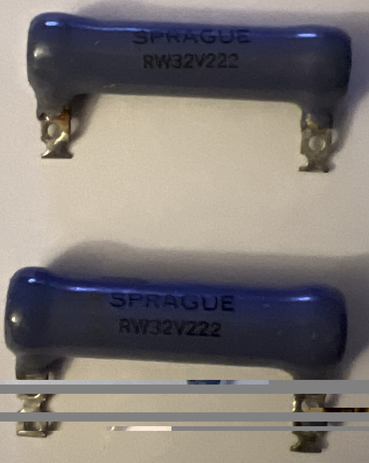 2200 ohm 20W 5% Wirewound Power Resistor Ceramic By Sprague New Quantity Of 2