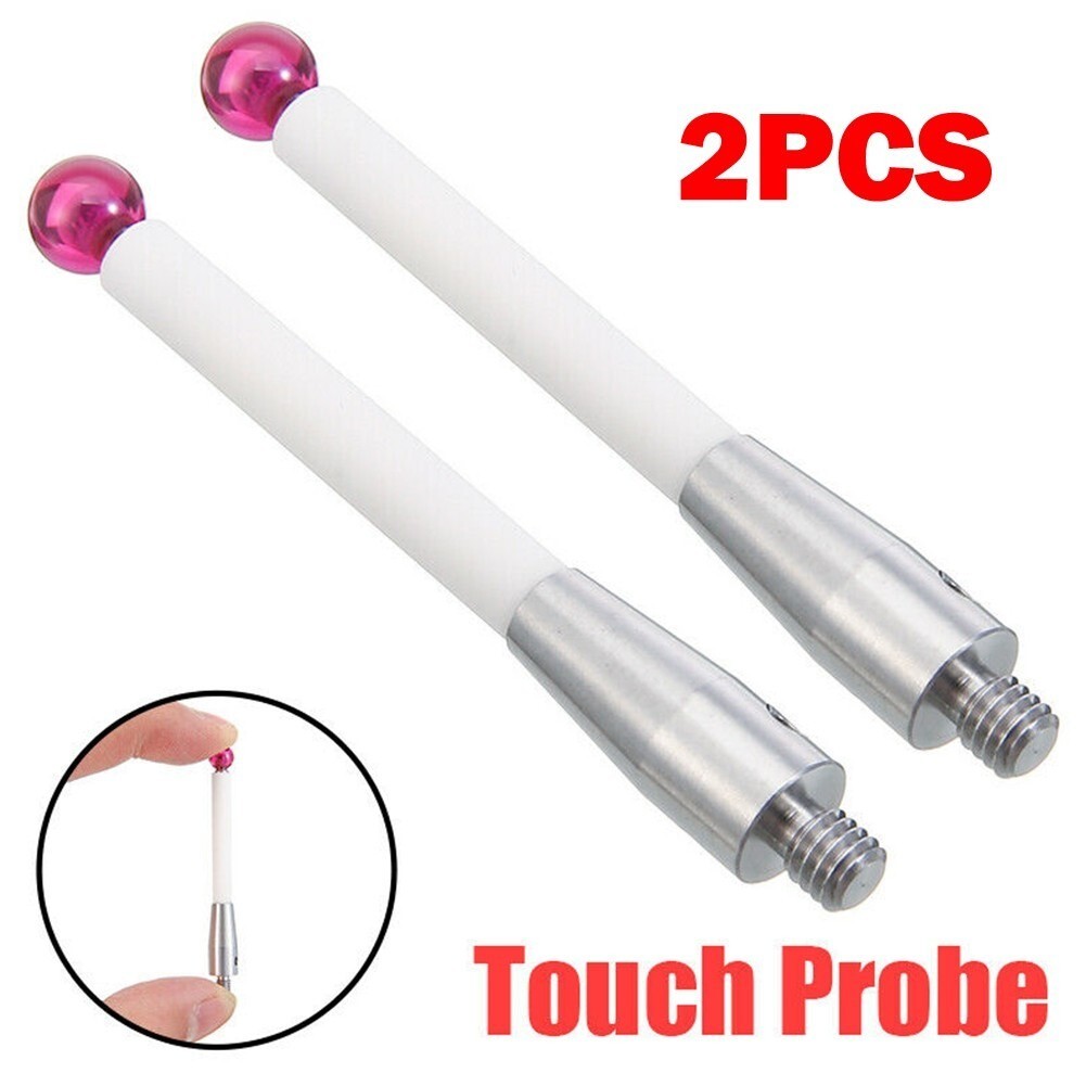 2 Pack CMM Probe Stylus FOR Renishaw A-5000-3709 50mm Ceramic Stem 6mm Ball