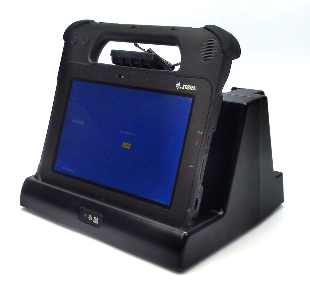 Zebra RTL10B1 Rugged Tablet Android RTL10B1-G1AS0X0000NA with Charging Cradle