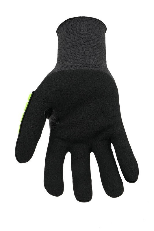 Lot of 3 ( S+M+L) Ansell Ringers® Nitrile Half-Dipped Anti-Impact GlovesR-840