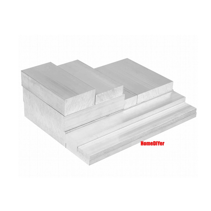 Aluminium Flat Bar Strips Metal 100mm /300mm Length 8mm-50mm Thick Cut To Sizes