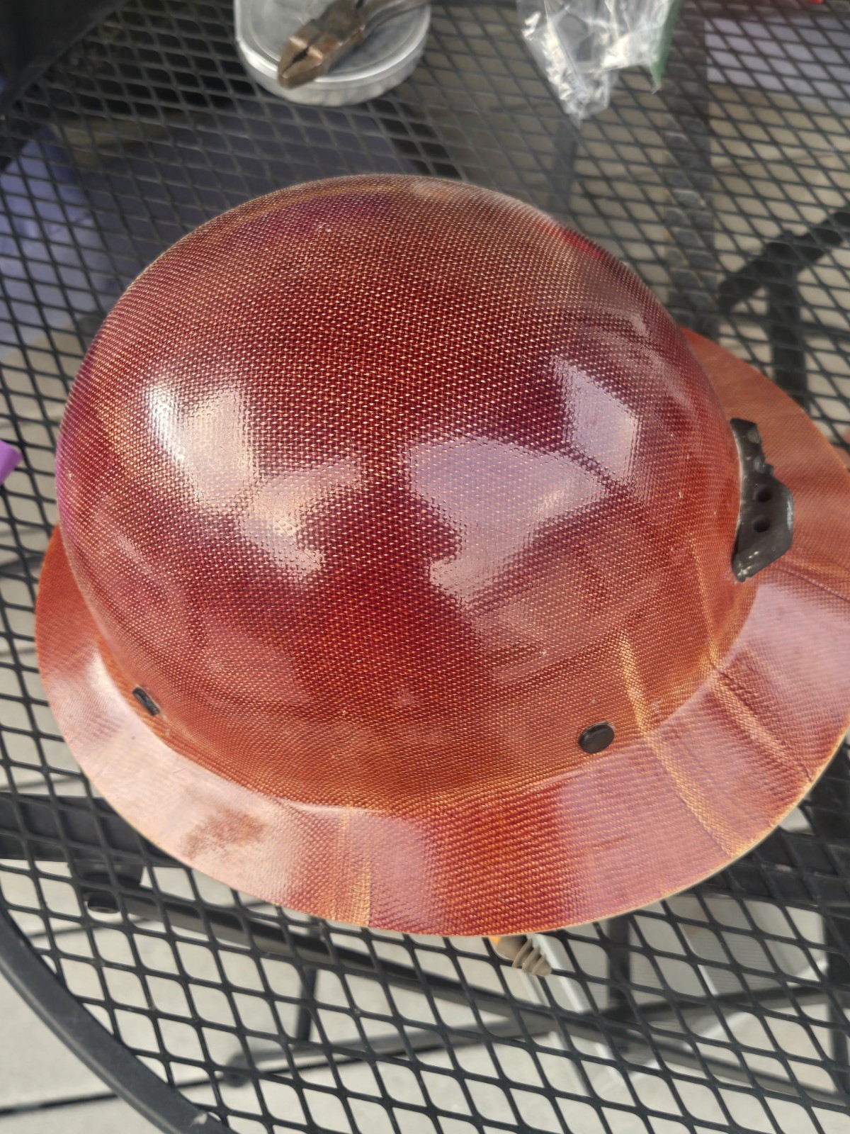 Vintage MSA Fiberglass Skullgard Hard Hat