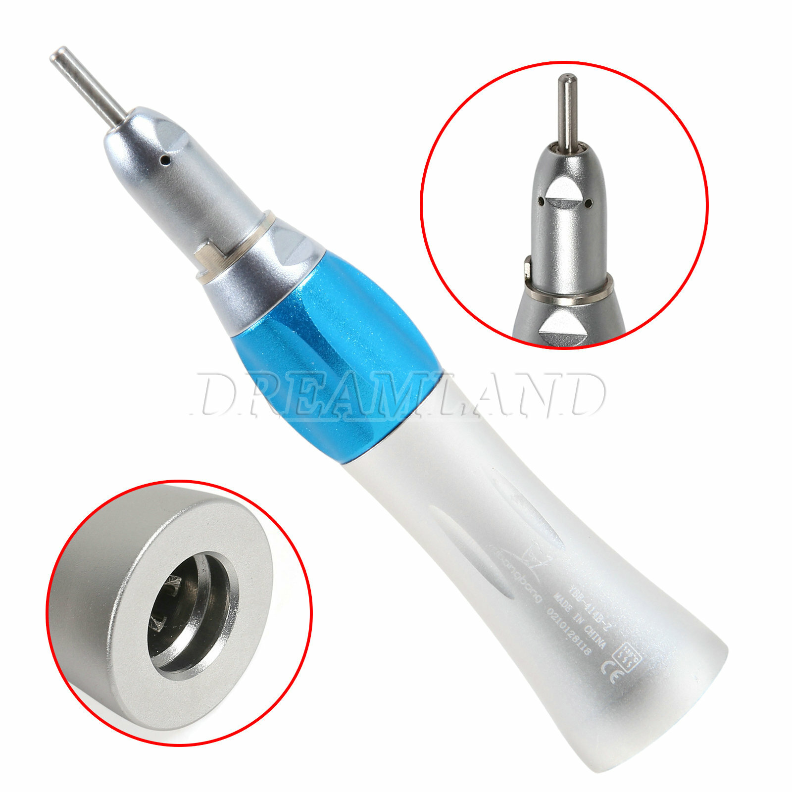 10* NSK Style Dental Straight Nosecone Handpiece Slow Low Speed E-type USA YB-EX