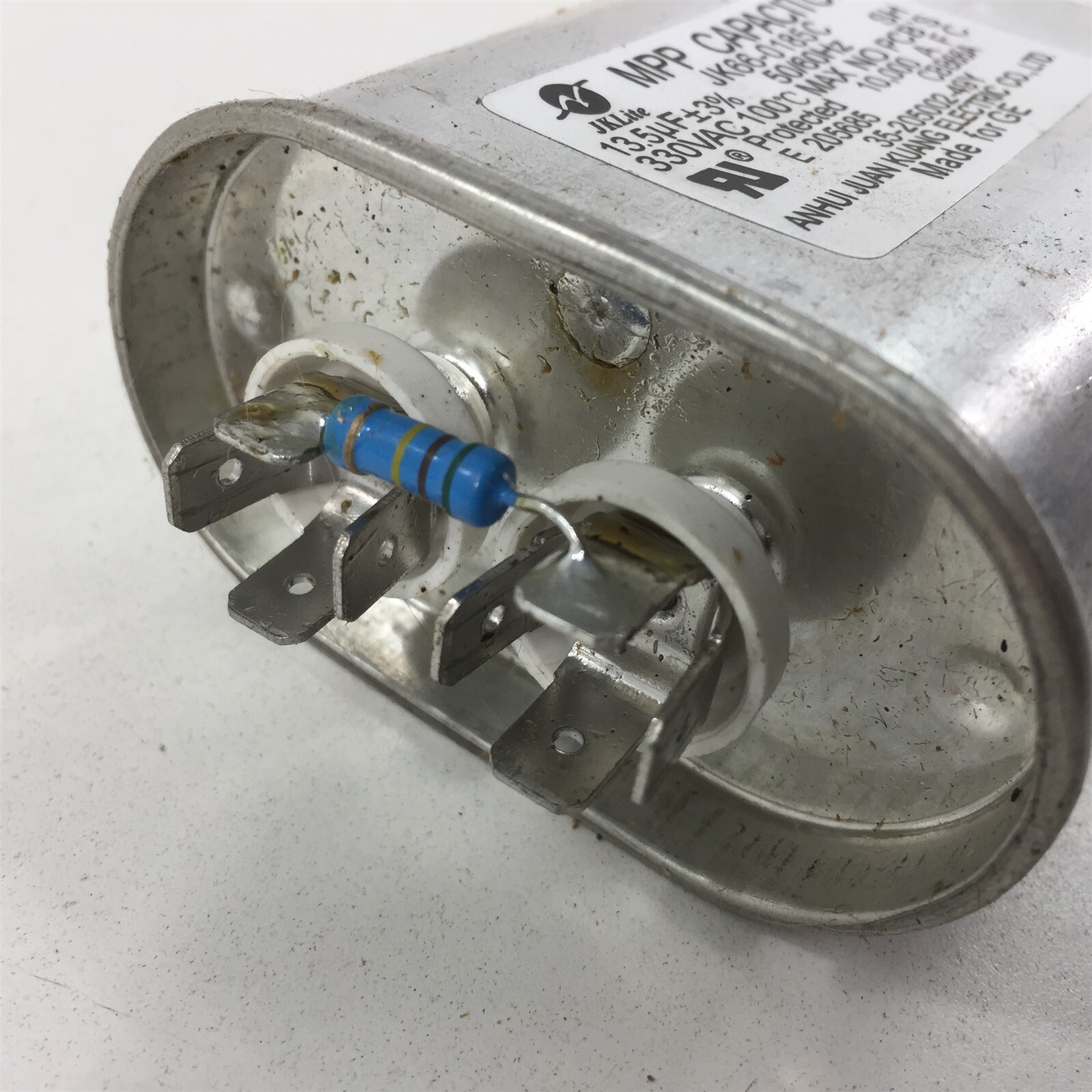 JKLite MPP Capacitor JK66-0185C 13.5uF 330VAC E205685 35-205002-49Y
