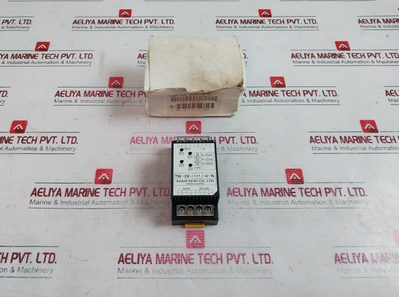 ASAHI KEIKI TW-2X-AAA-4-N Transmitter With One Input and Two Outputs DC 24V