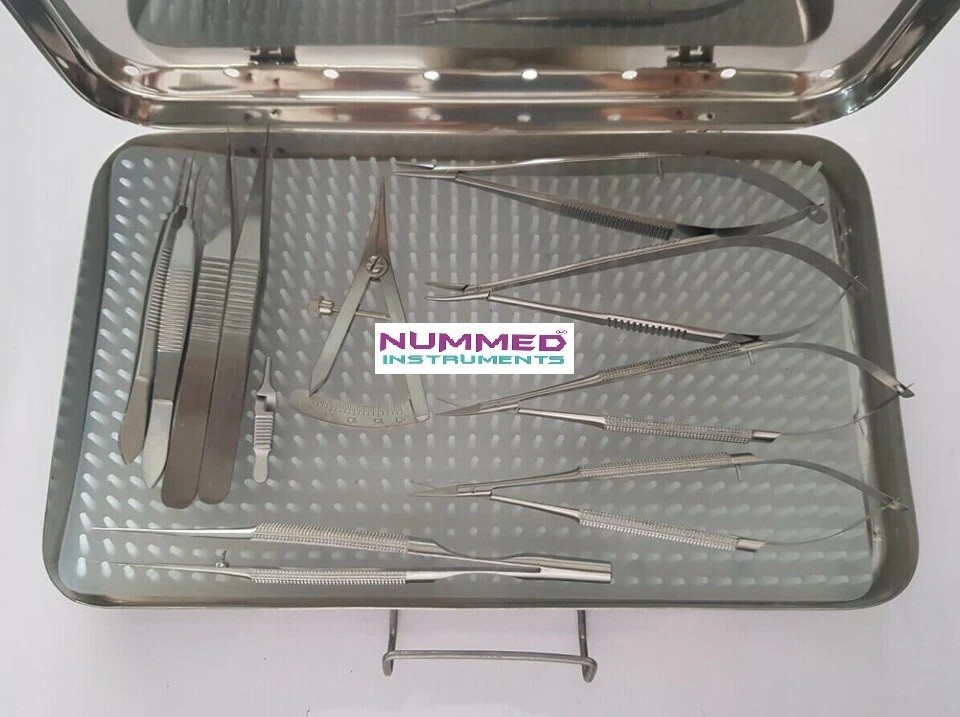 Micro Surgery Instruments Set, Micro Needle Holder & Scissors Instruments