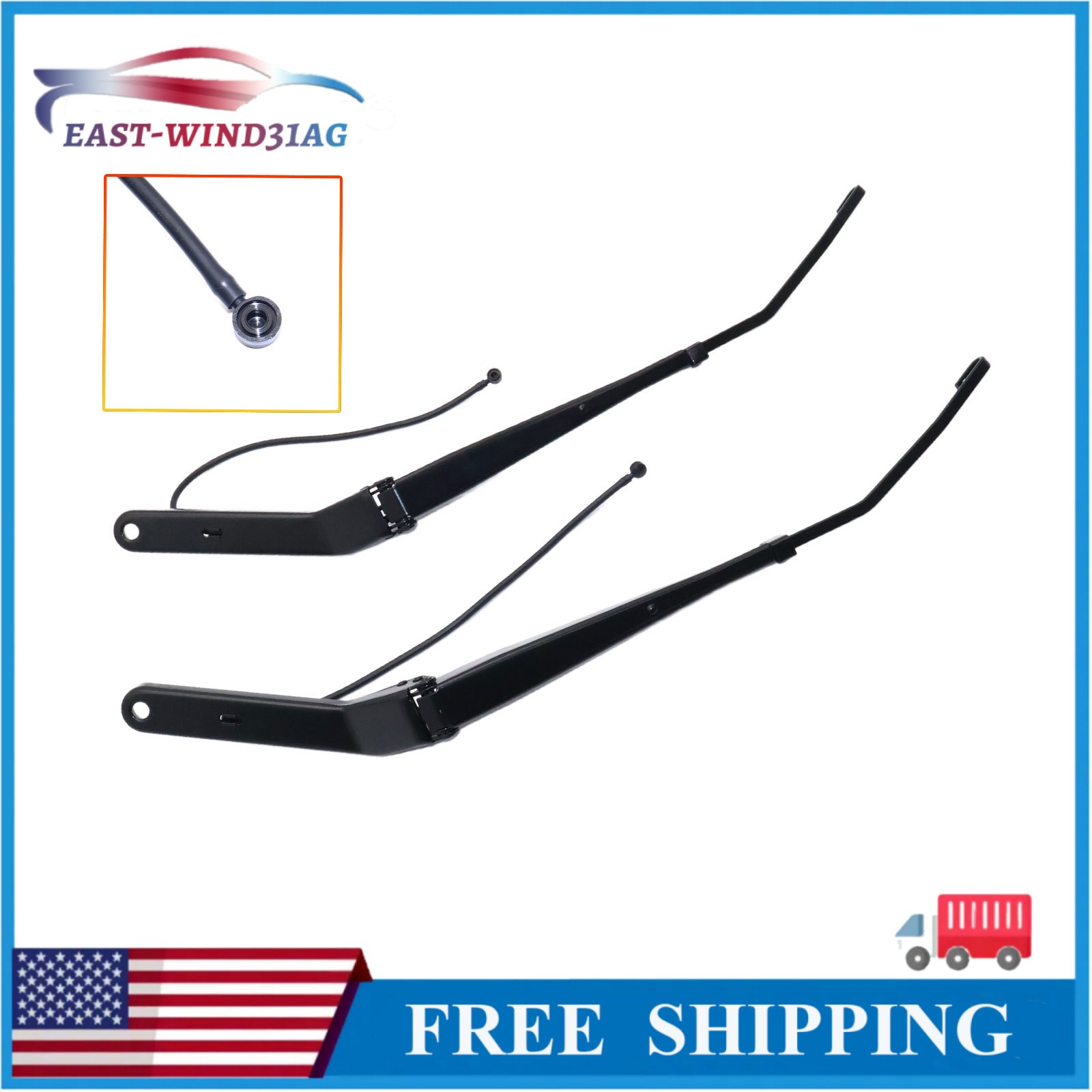 Front Windshield Wiper Arm Left Right Side Fits Volvo VNL Models 2008-2014