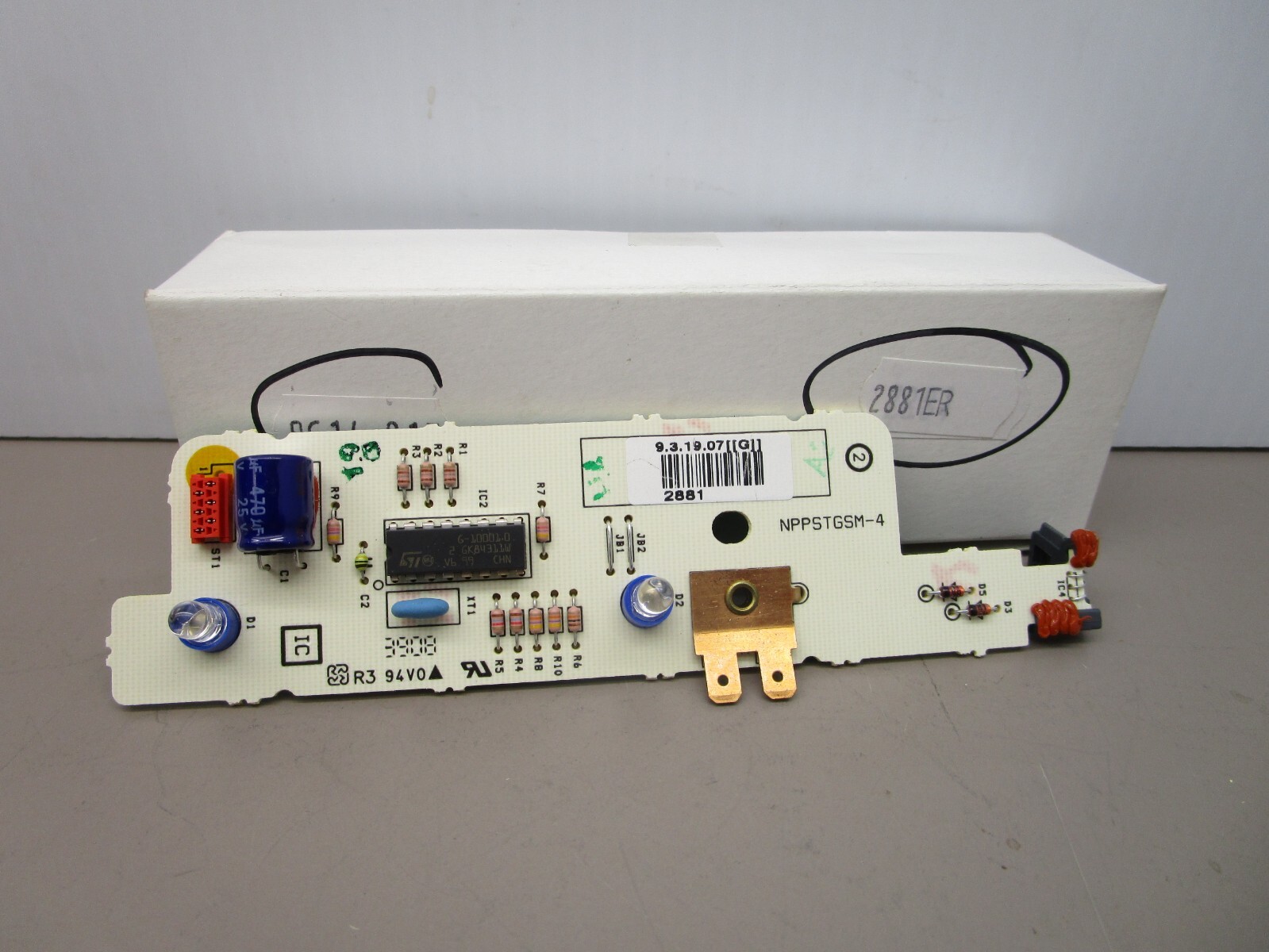 Karcher 8.614-015.0 Windsor Control Board 2881ER 9.1.19.07 2881 NPPSTGSM-4