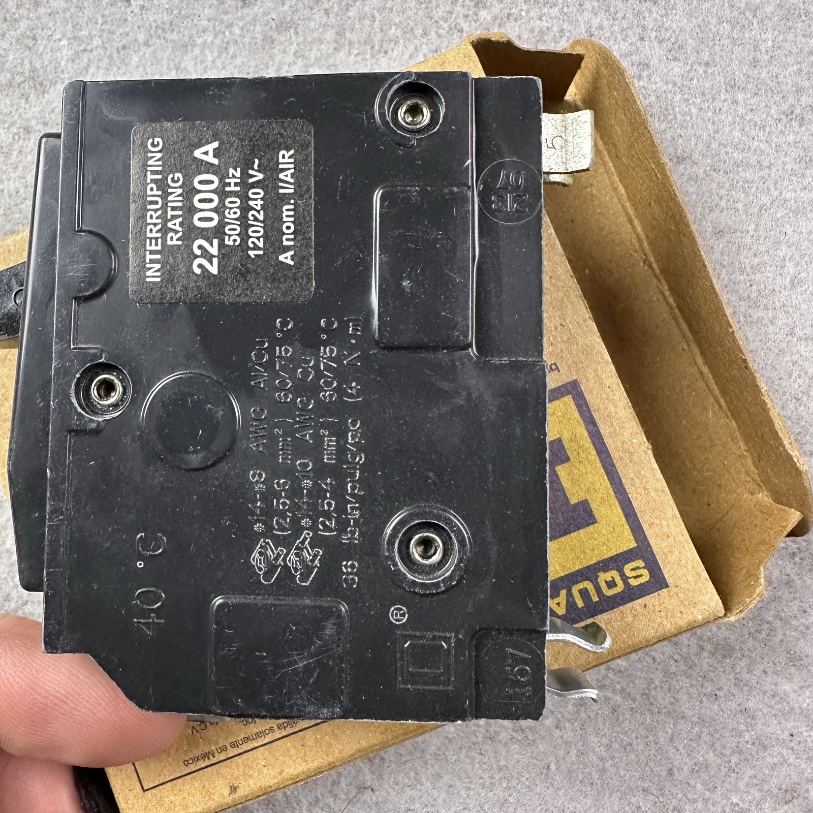 SQUARE D QO130VH 30A 120 V 22kA Circuit Breaker QO Type 1 Pole New in Box