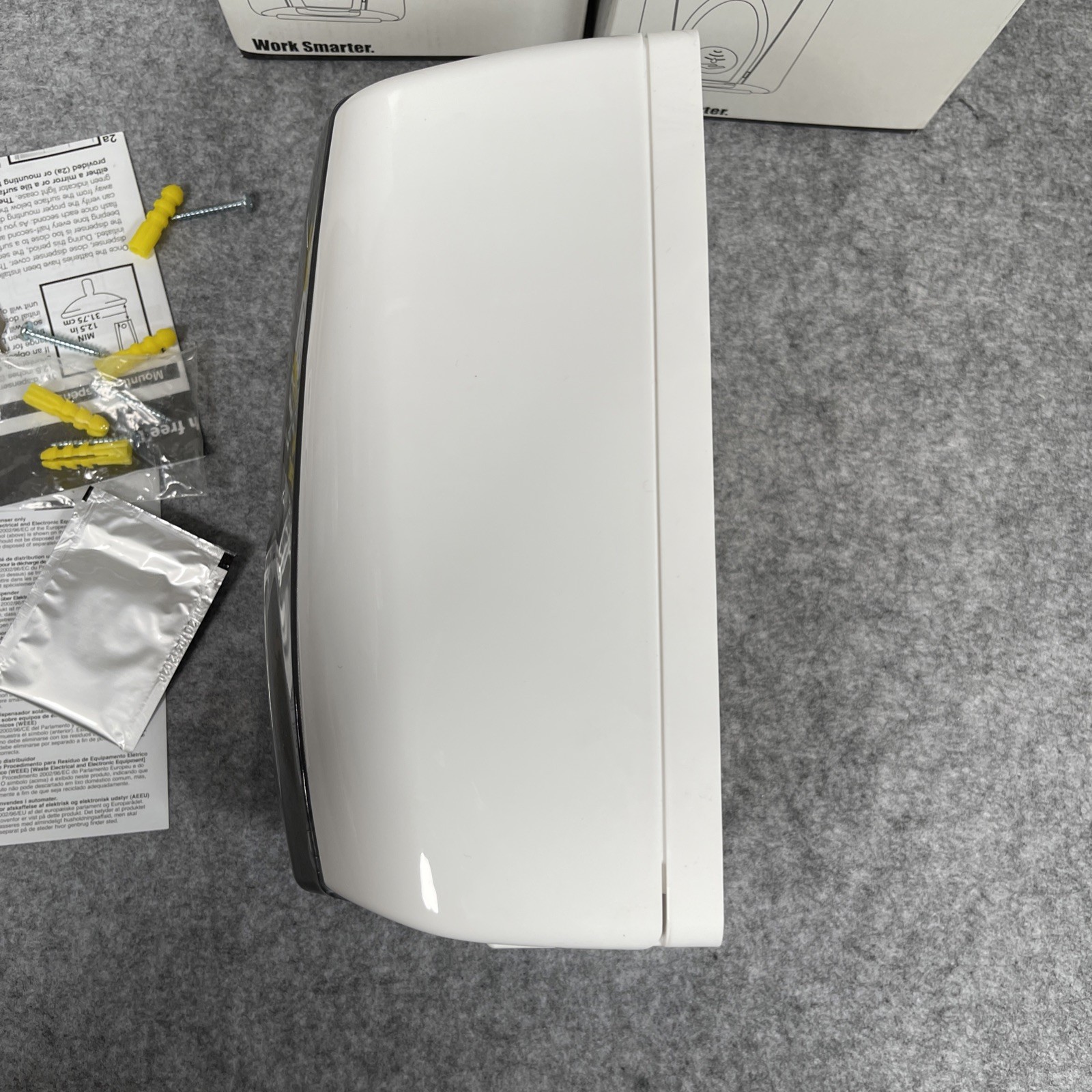 Rubbermaid AutoFoam Dispenser FG750140 White/Grey Color New Lot Of 2