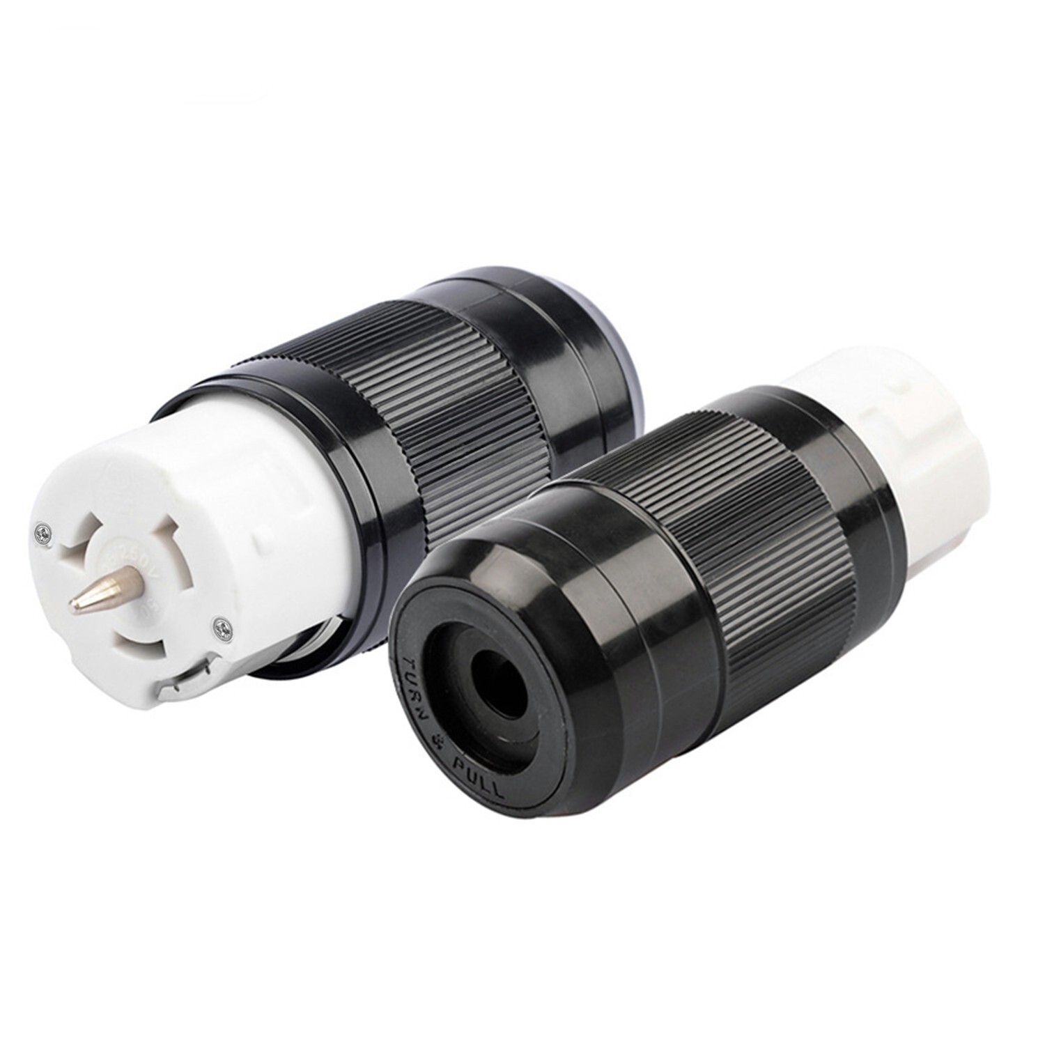 Generator Connector 50A 125/250V, NEMA SS2-50R Female Locking Power Cord Plug US