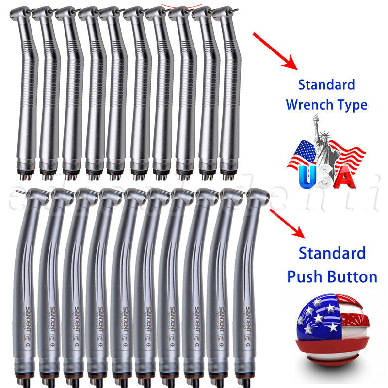 1/10PCS NSK PANA MAX Style Dental High Speed Handpiece Push 4Hole Y1BA4/STNABM