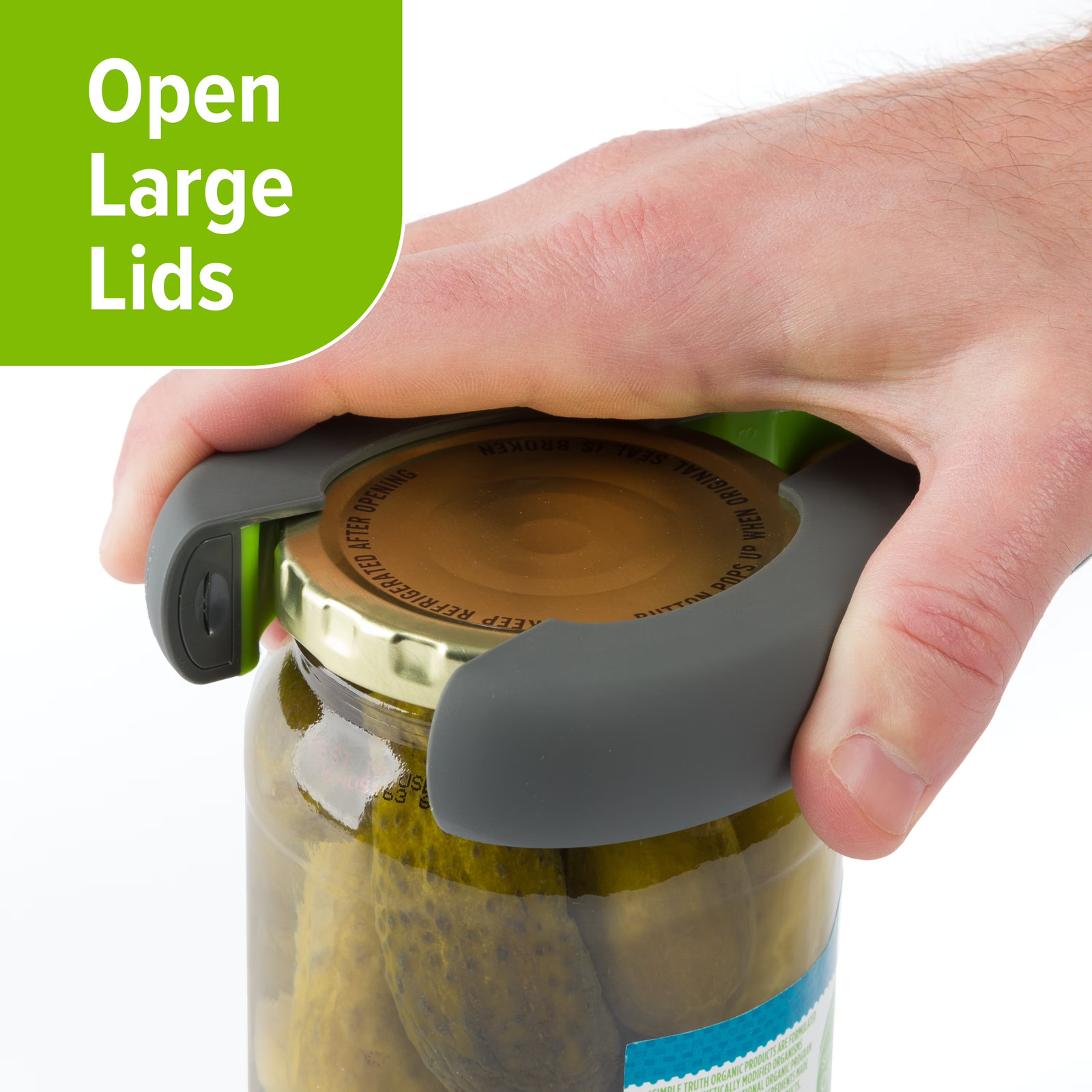 6-in-1 Multi Jar Can Bottle Opener with Non-Slip Handle, Prep Solutions