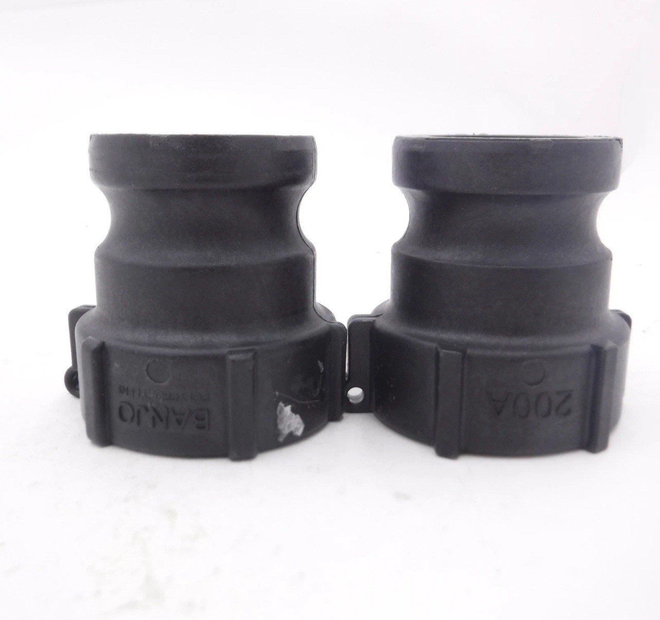 2 Pack Banjo 2″ Male x 2″ Female Thread Cam Lever Coupling Poly