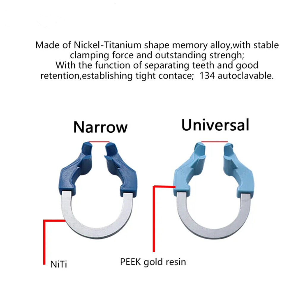 Palodent V3 Plus Style Dental Sectional Matrix Band Narrow Ring Clamp FDA