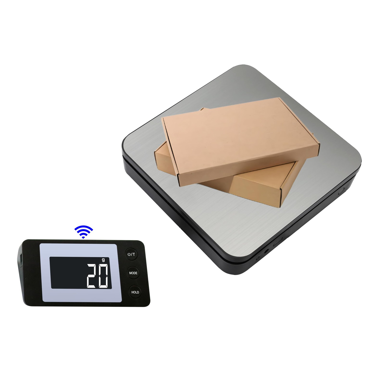 Shipping Scale, 110 LB Digital Postage Scale, LCD Display Postal Scales, Hold…