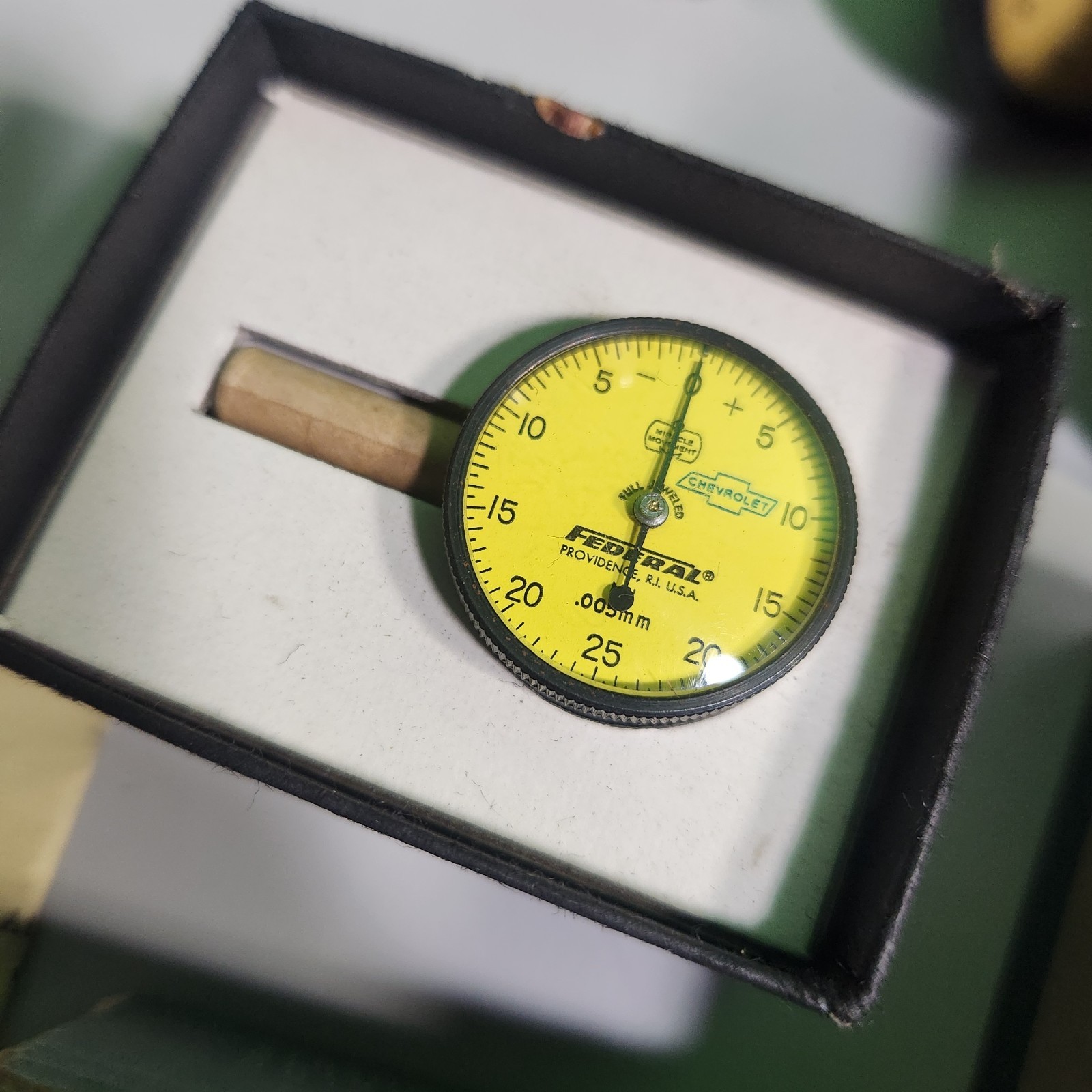 Vintage Federal Dial Indicators Chevy