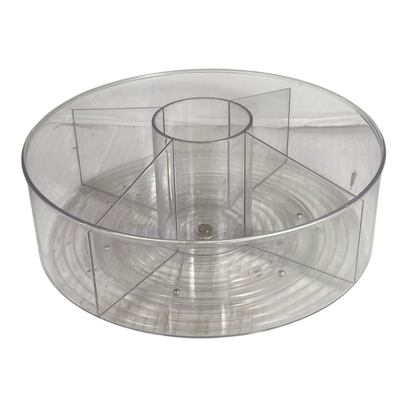 iDesign Recycled Plastic Lazy Susan Turntable Organizer 11 Inch, Clear
