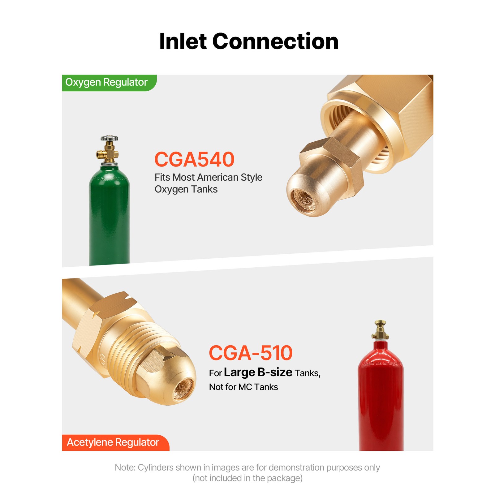 Uimoso Oxygen Acetylene Regulator Set for Welding with Gas Gauges and T-Handle