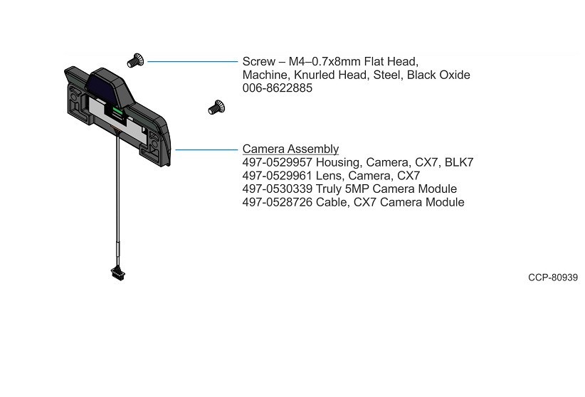 NCR 5MP Camera CX For NCR CX7 All-in-One 9700-0088-7772