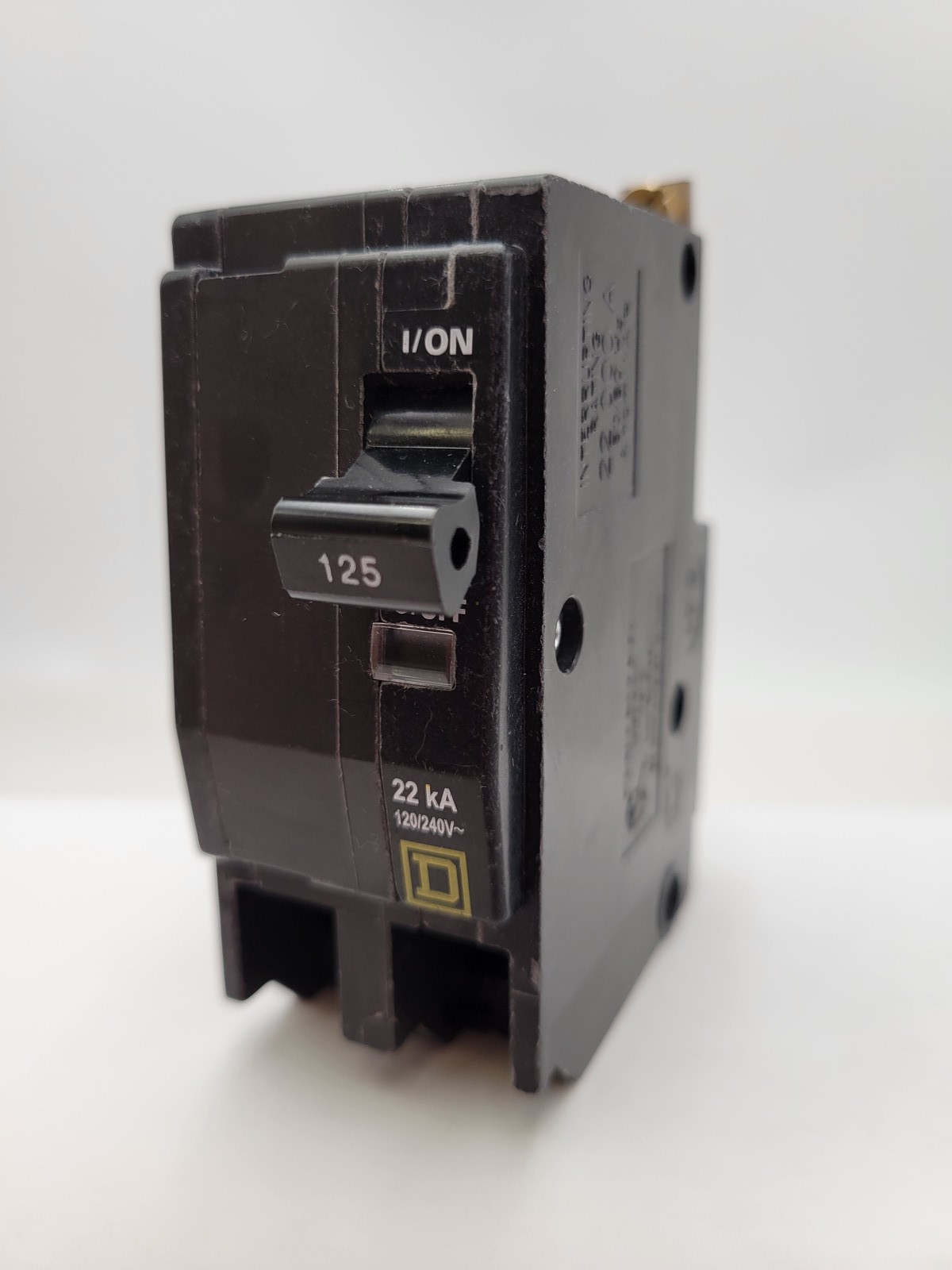 Square D QOB2125VH Bolt-On Circuit Breaker 125A 120/240V 2P 1PH QOB 22kA