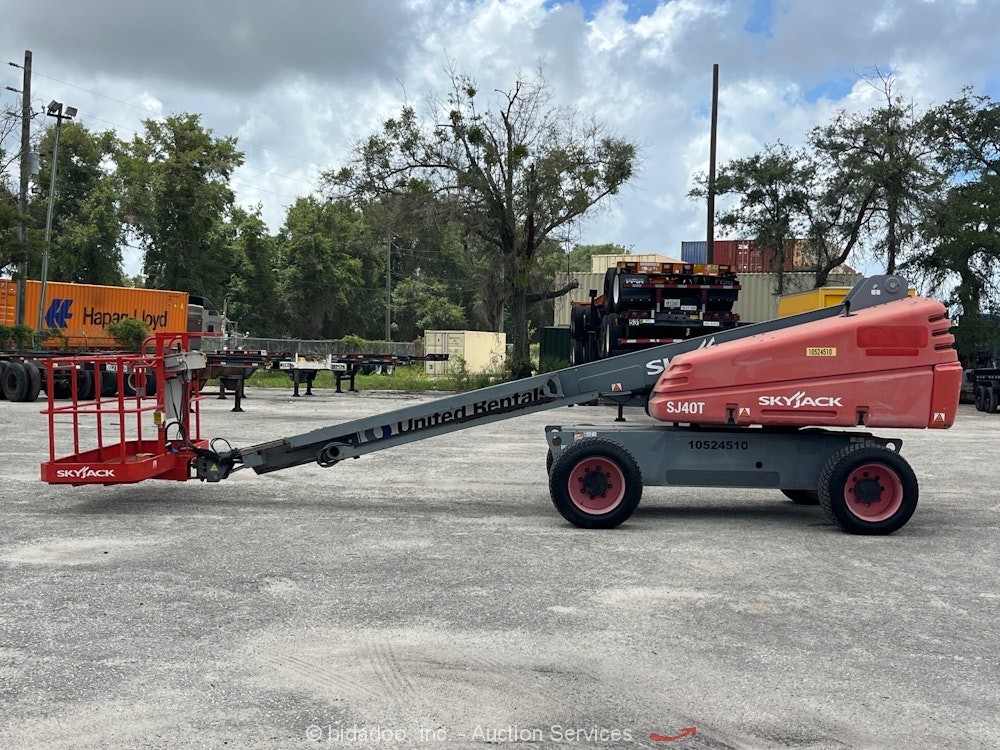 2016 Skyjack SJ40T 40′ 4WD Diesel Telescopic Boom Lift Aerial Platform bidadoo