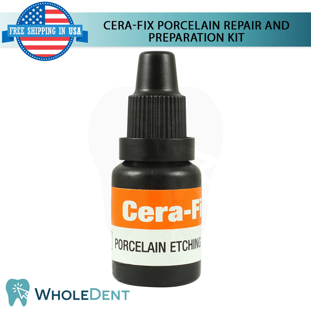 Cera-Fix Porcelain Repair And Preparation Large Kit Dental Material Etching Gel