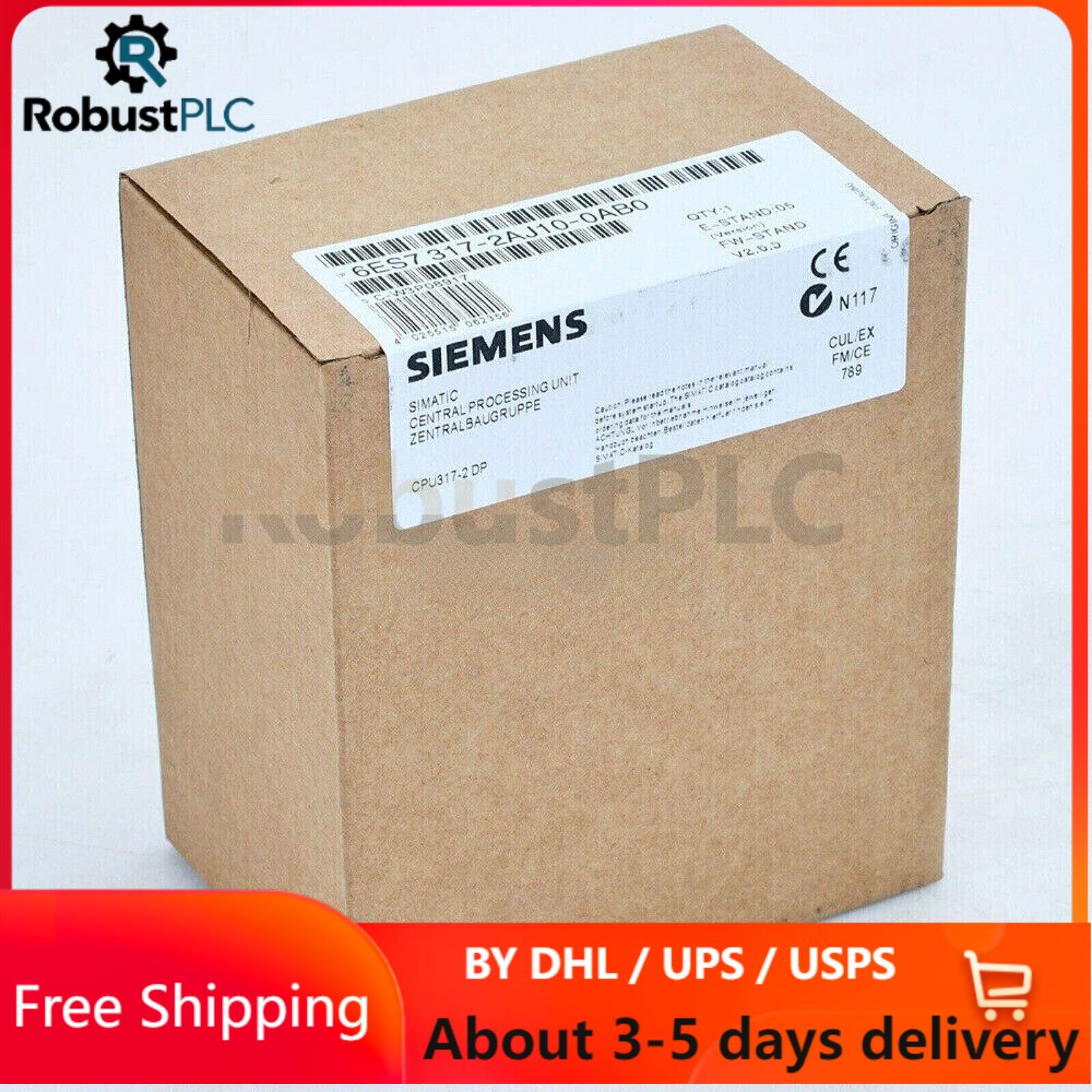 New Siemens 6ES7317-2AJ10-0AB0 6ES7 317-2AJ10-0AB0 1 Year Warranty Fast Shipping