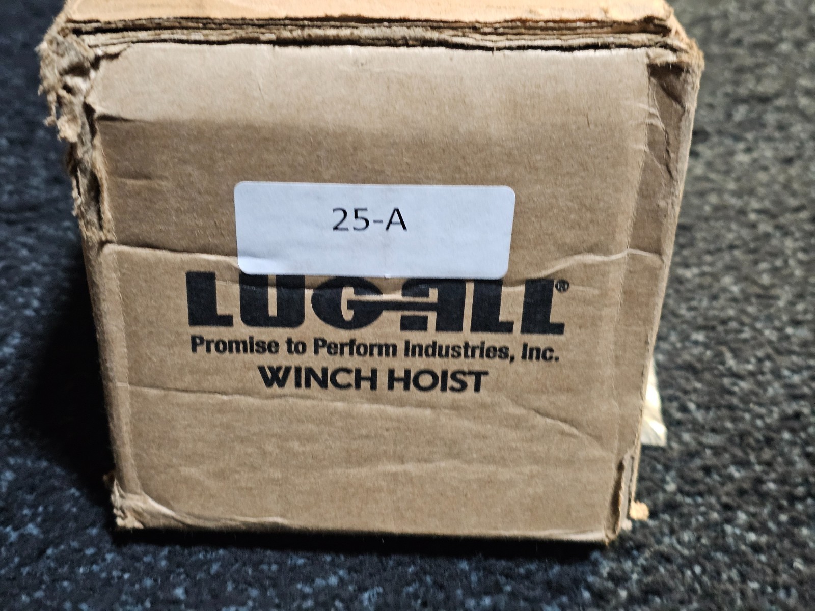 Lug-All 25-A 1 1/2 Lineman’s Ton Web Strap Hoist 8 ft Single Line Lift