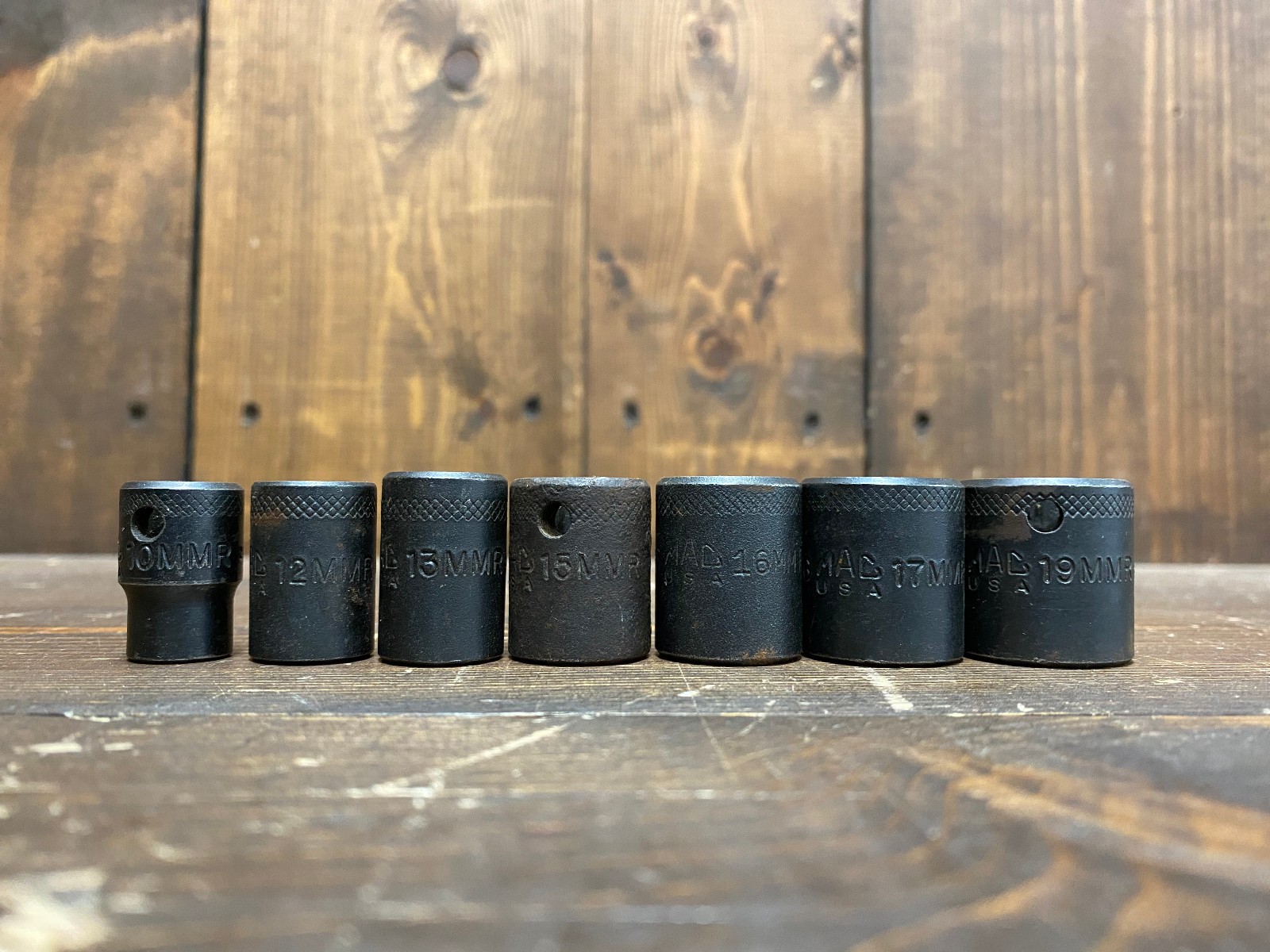 Mac 7pc Shallow 6-point 3/8″ Drive Metric Impact Socket Set | Used/Good | XP6