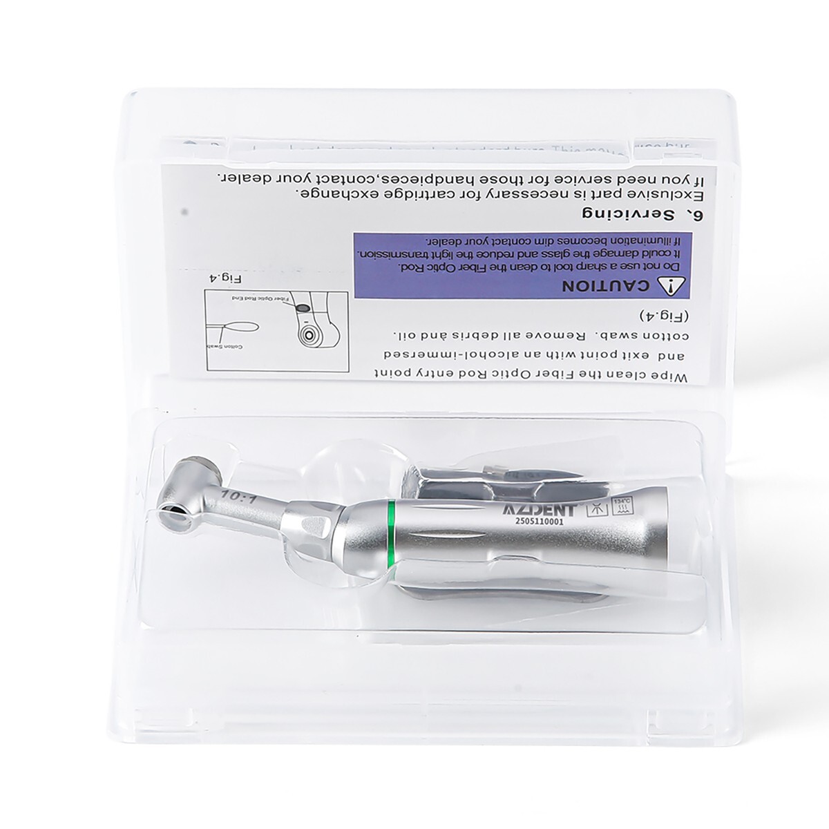 AZDENT Dental Endo Reciprocating Handpiece 10:1 Contra Angle Endodontic 60° M4