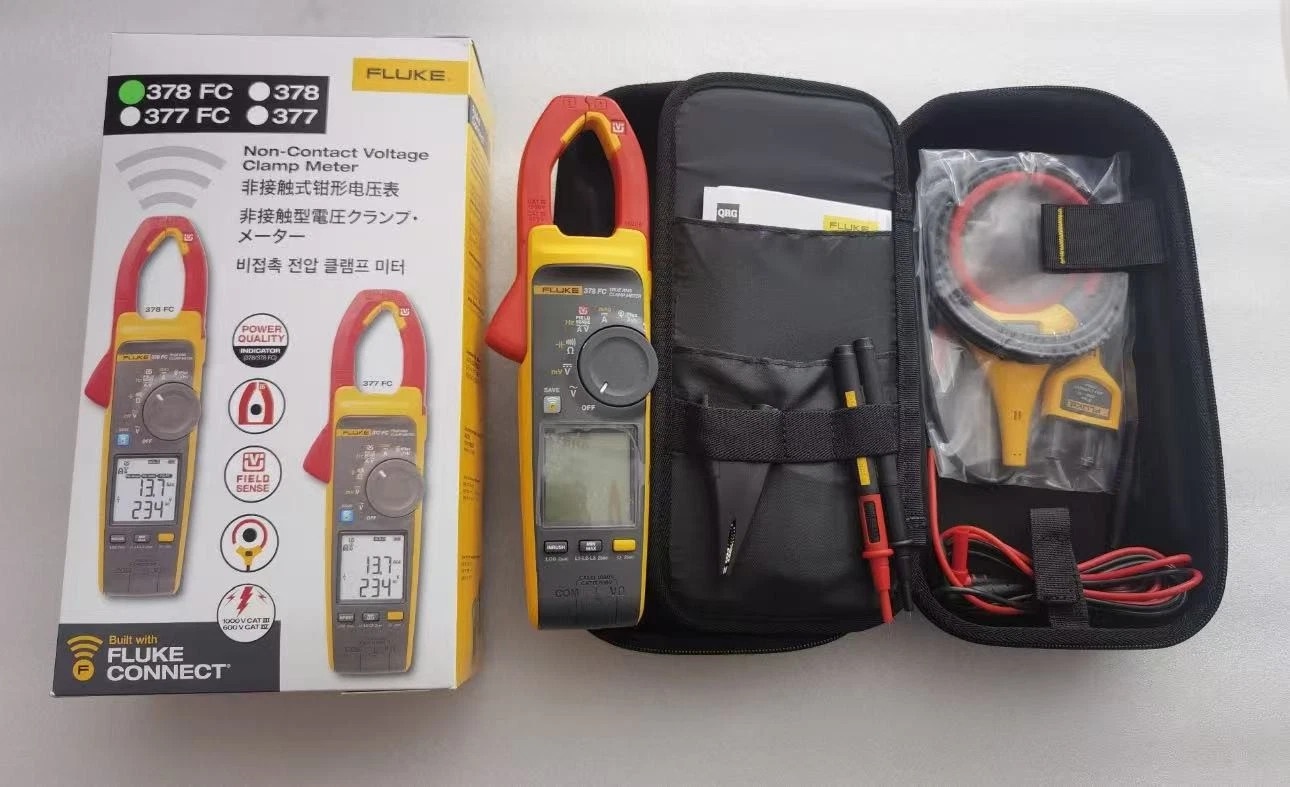 Fluke 378 FC Non-Contact Voltage True-rms AC/DC Clamp Meter iFlex 3-phase Tests
