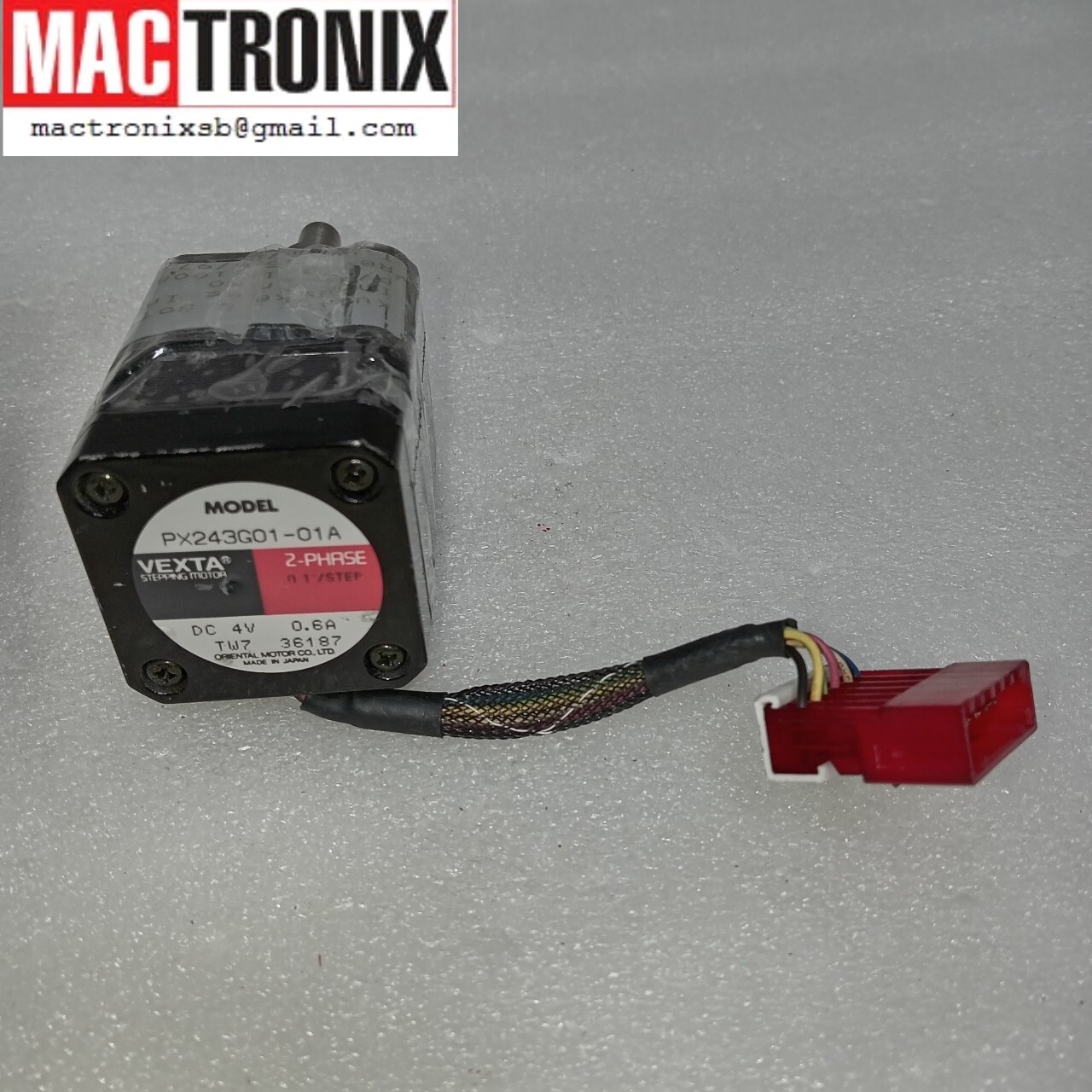 K&S 11360 Rev 2 Vexta 2-Phase Stepping Motor 01 Deg/Step (PX243G01-01A)