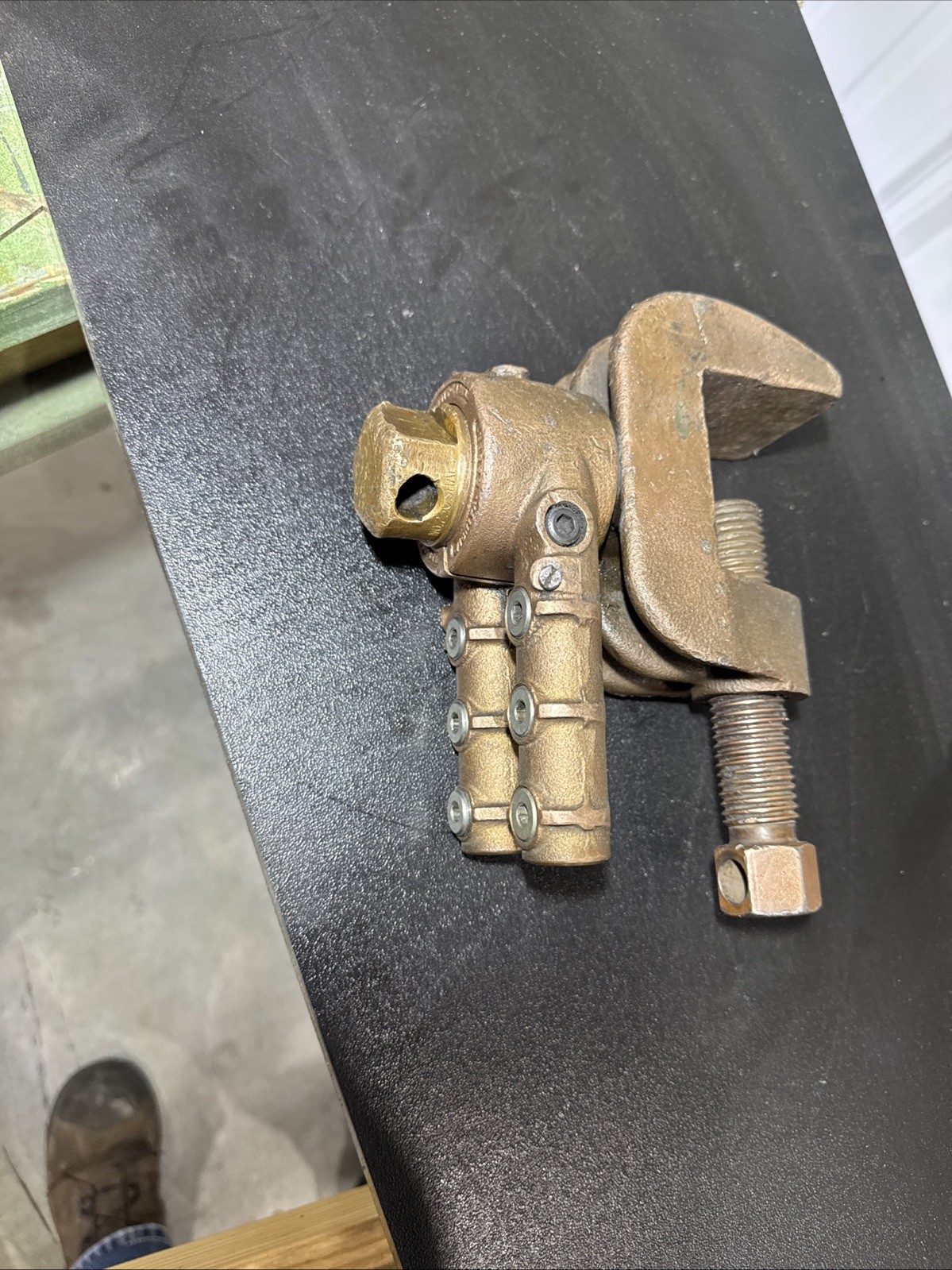 Roto Ground Clamp, Tweco Male Plug, C-Clamp Esab Welding Tweco