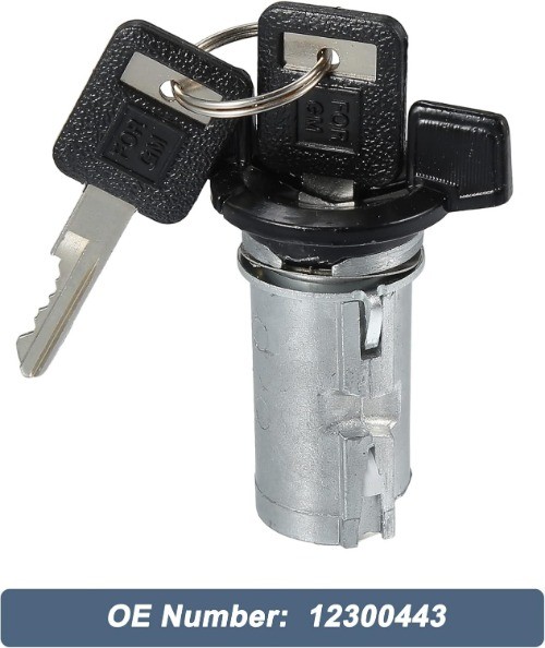 1 Set 12300443 Car Ignition Starter Switch Lock Cylinder W/Keys for C1500 C2500